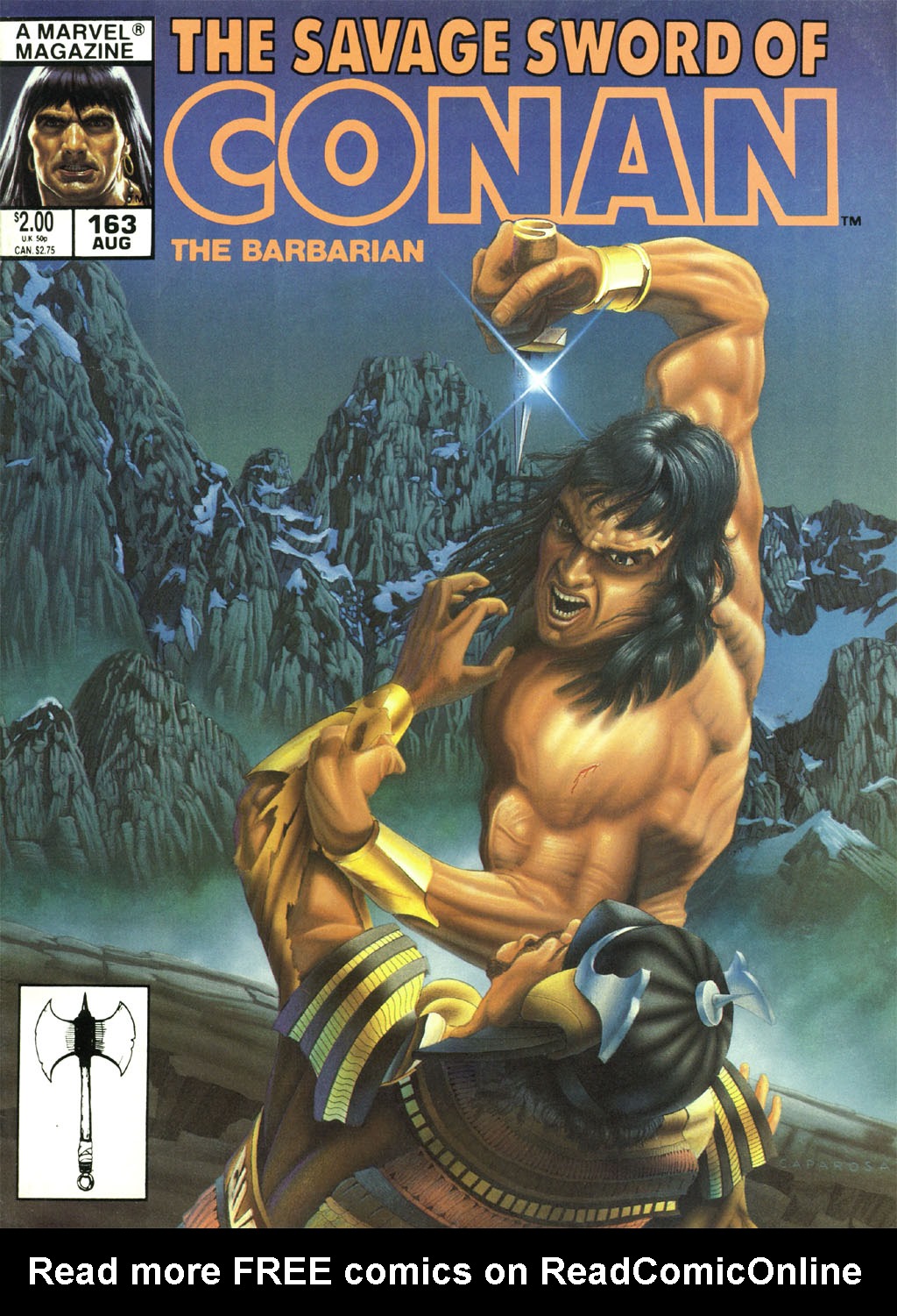 Read online The Savage Sword Of Conan comic -  Issue #163 - 1