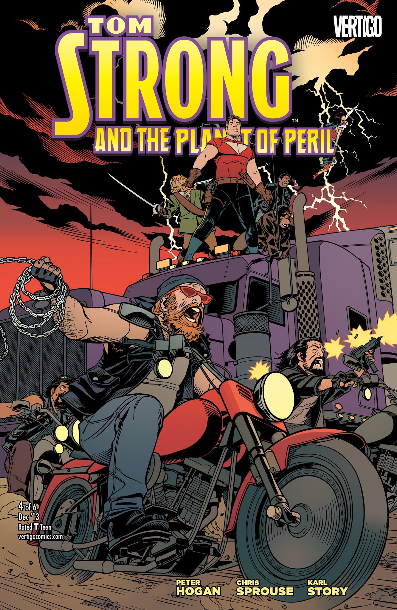 Read online Tom Strong and the Planet of Peril comic -  Issue #4 - 1