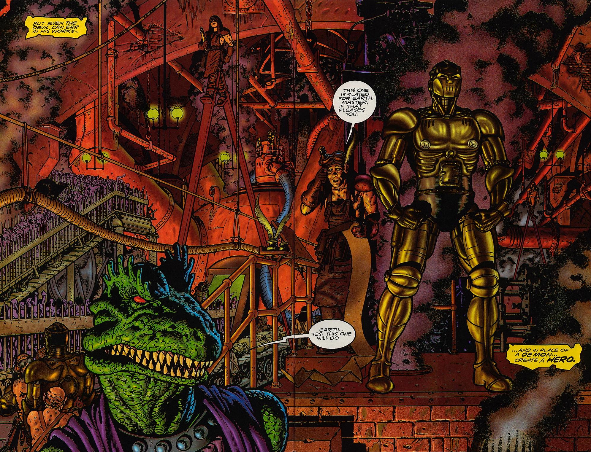 Read online Neil Gaiman's Mr. Hero - The Newmatic Man (1995) comic -  Issue #1 - 4