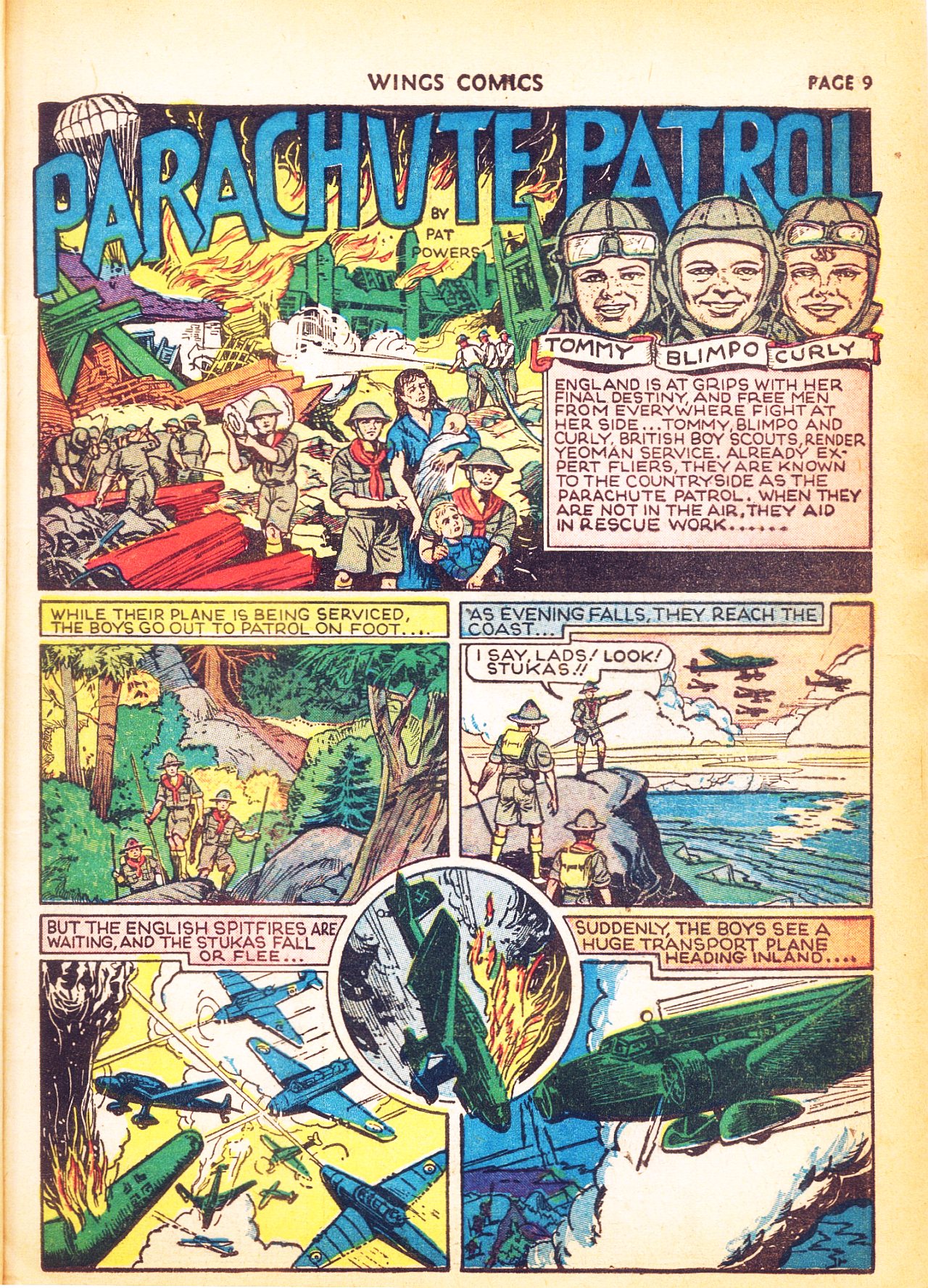 Read online Wings Comics comic -  Issue #4 - 11