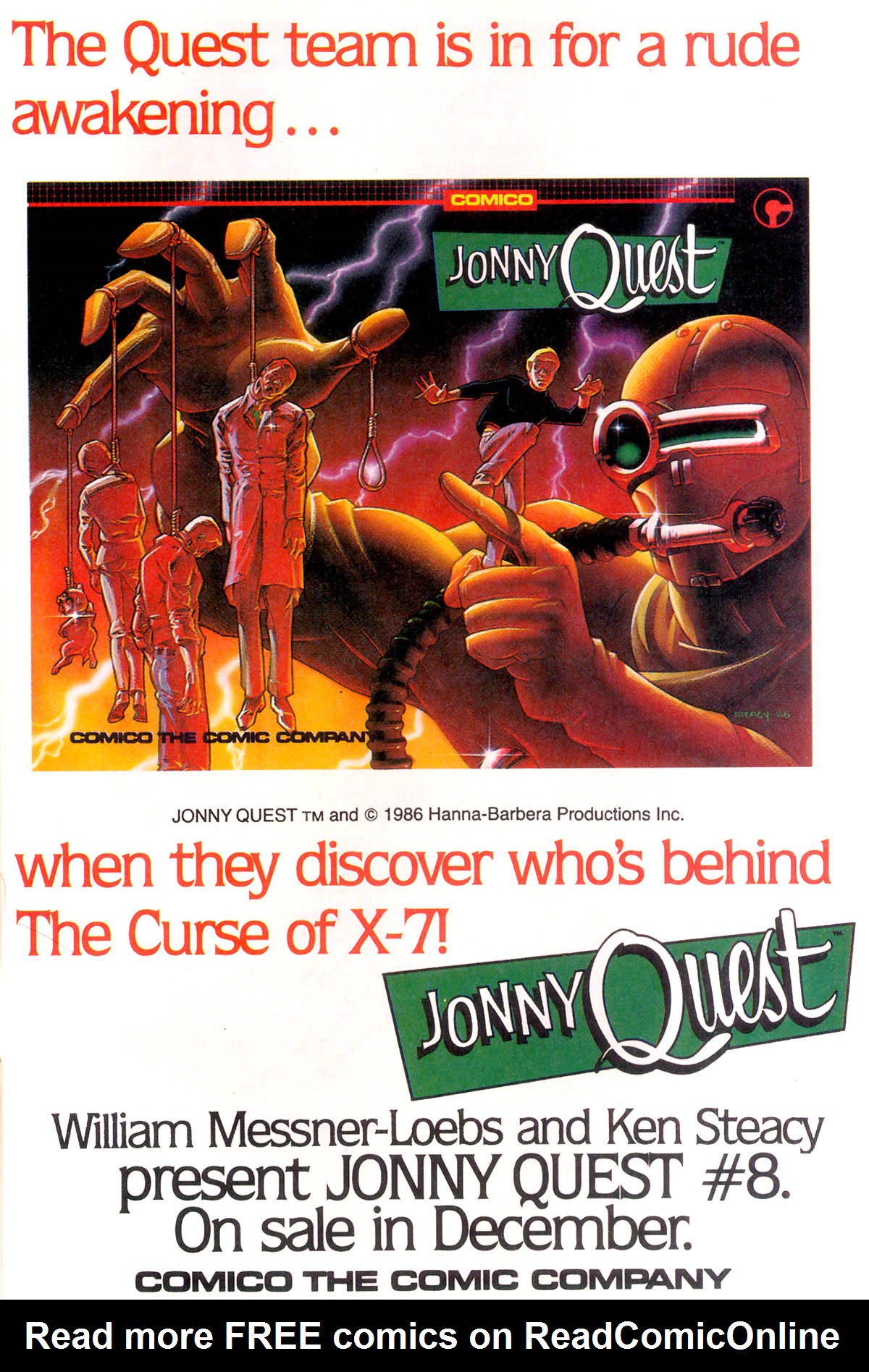 Read online Jonny Quest comic -  Issue #7 - 34