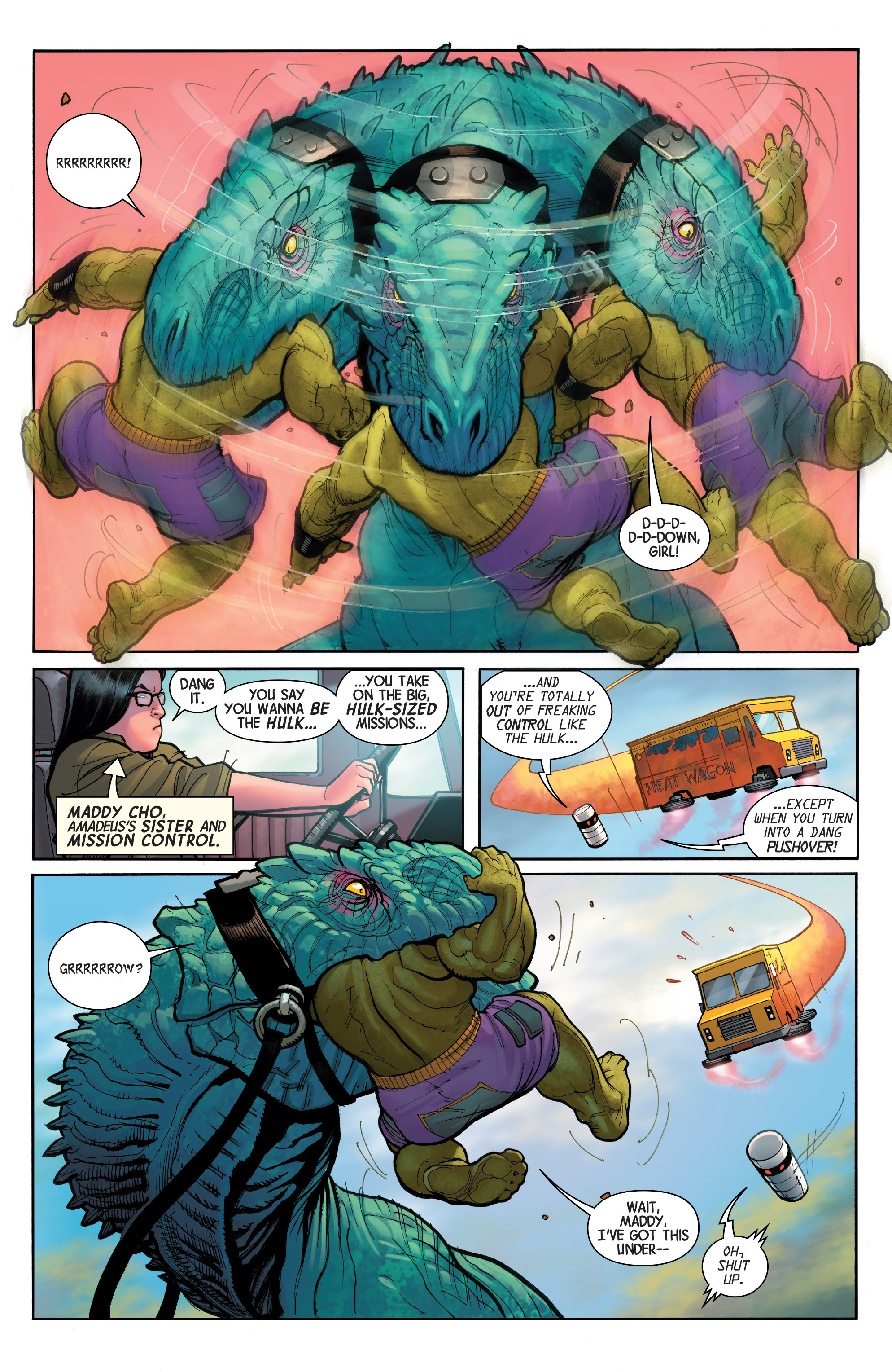 Read online Totally Awesome Hulk comic -  Issue #2 - 6