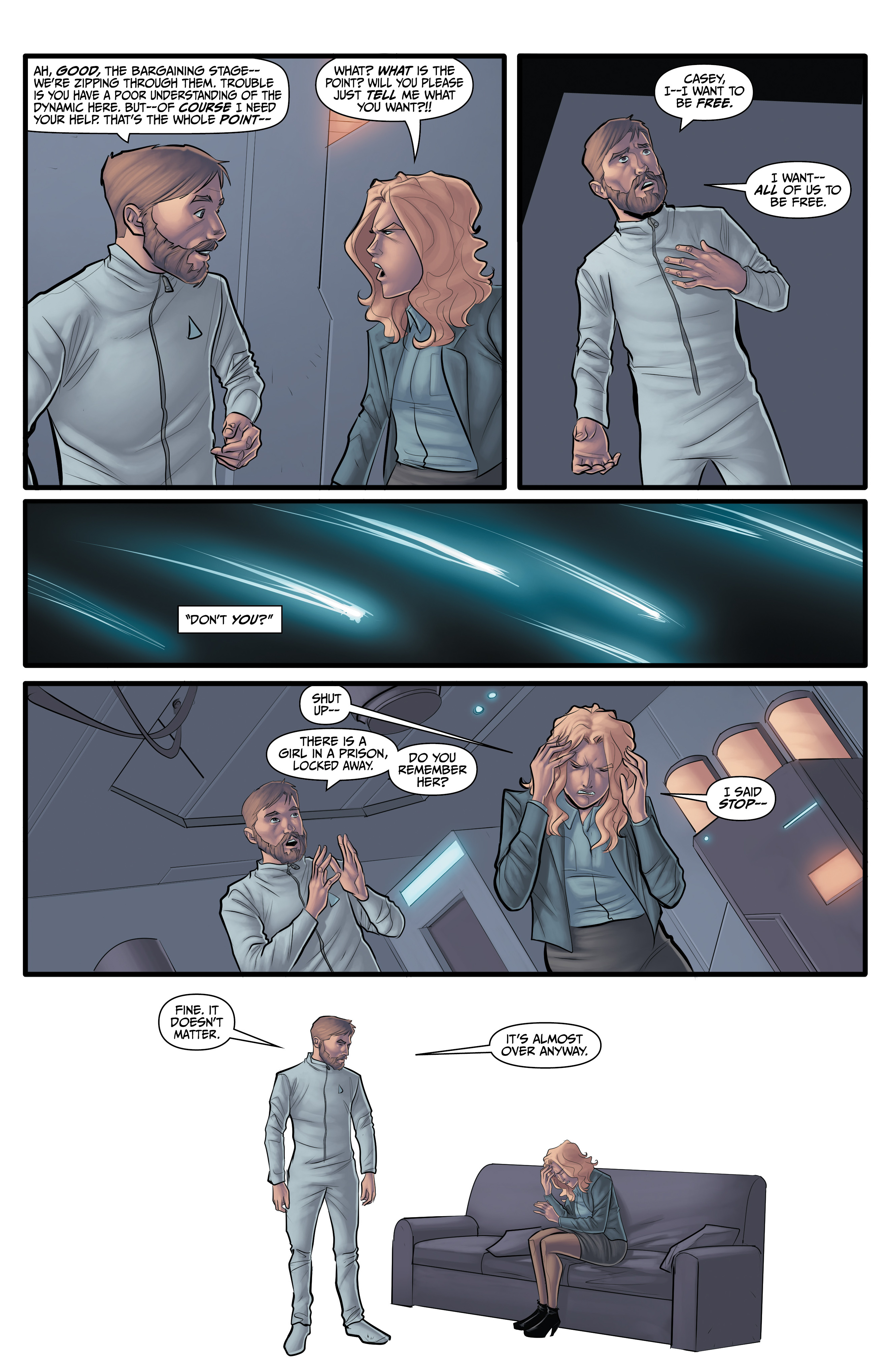 Read online Morning Glories comic -  Issue #50 - 23