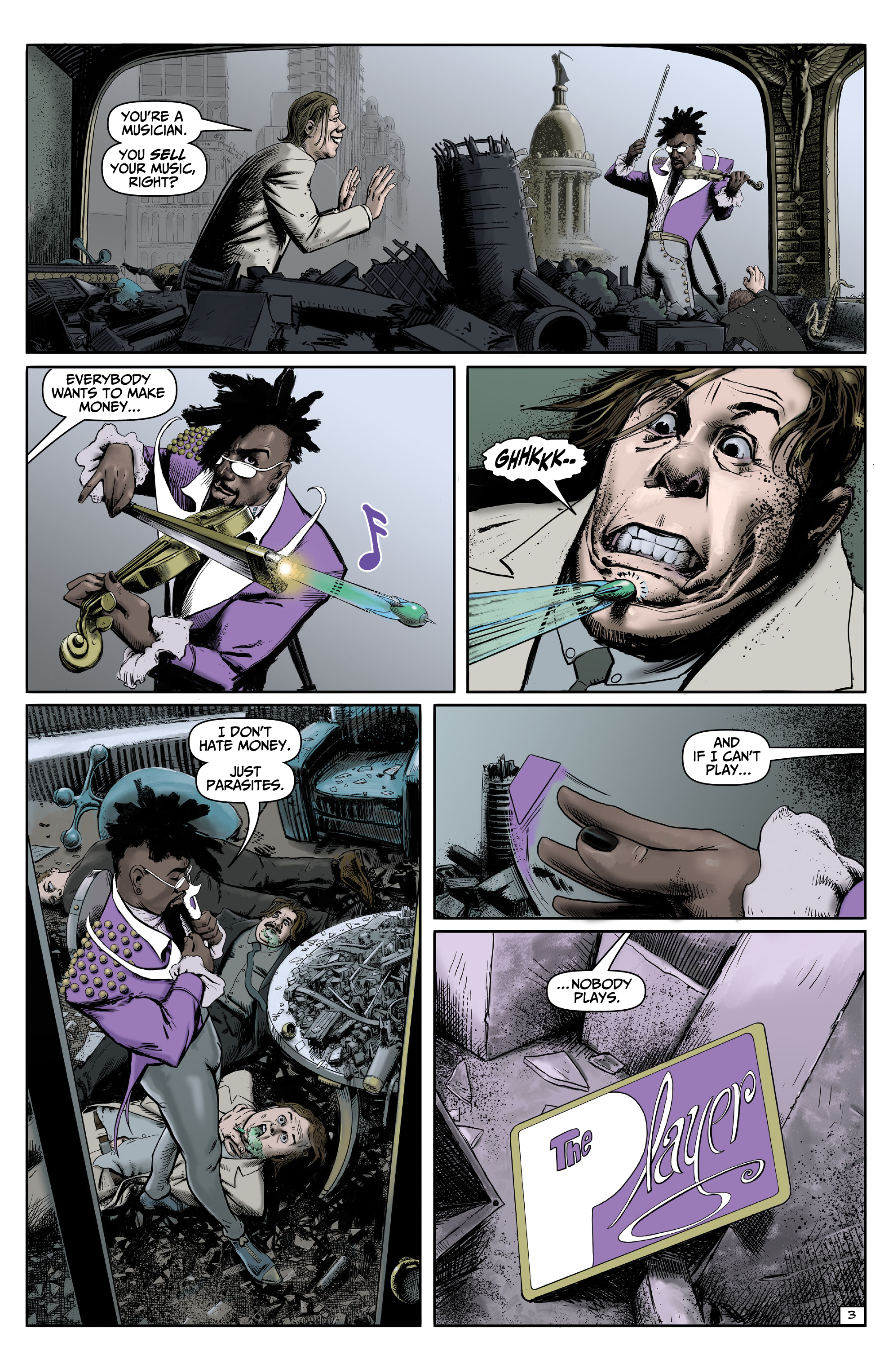 Read online The Wrong Earth: Purple comic -  Issue # Full - 5