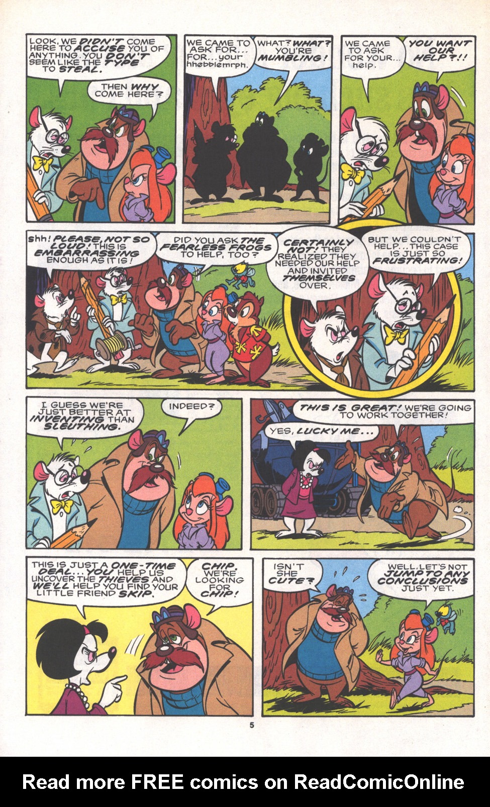 Read online Disney's Chip 'N Dale Rescue Rangers comic -  Issue #16 - 8
