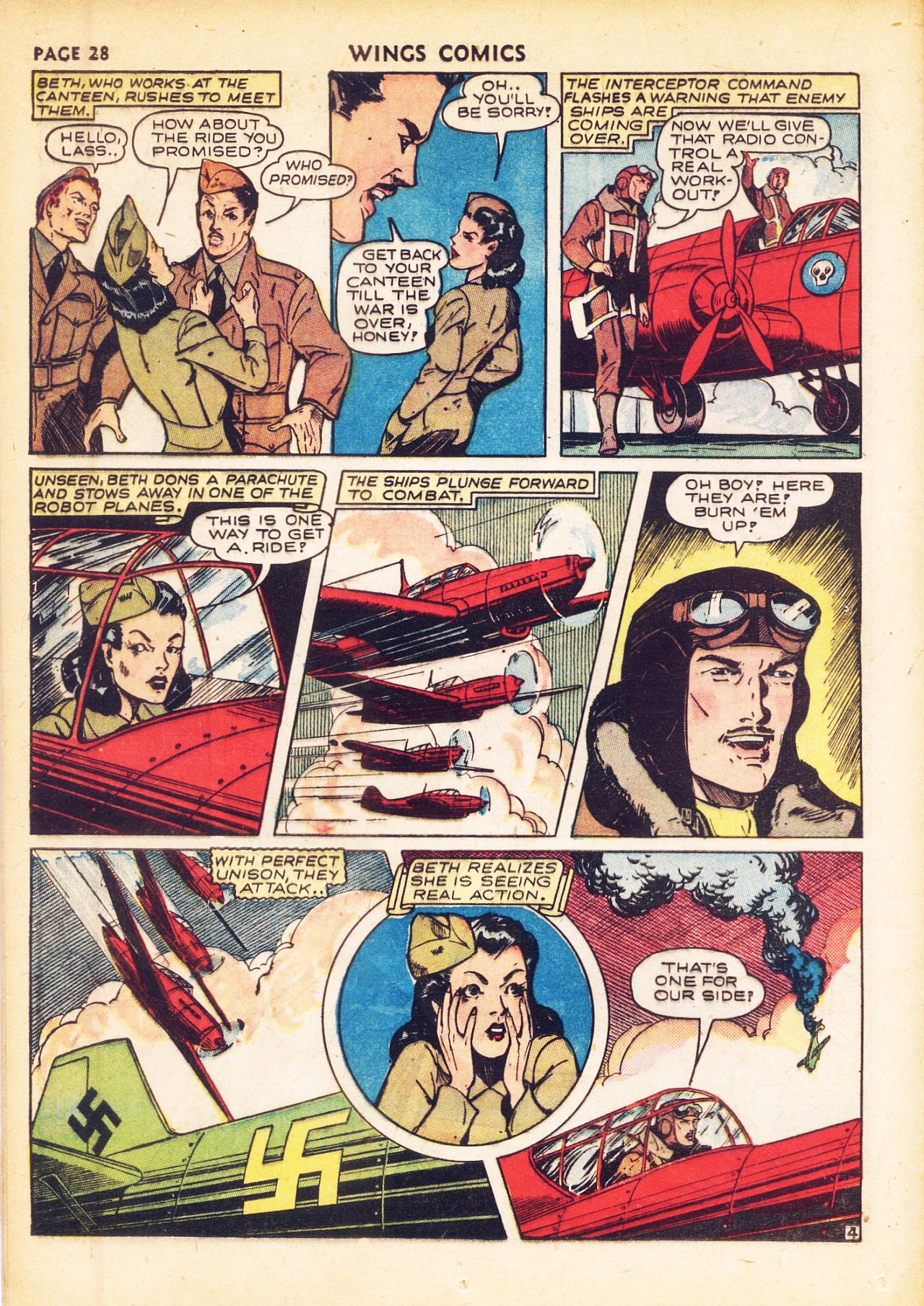 Read online Wings Comics comic -  Issue #20 - 30