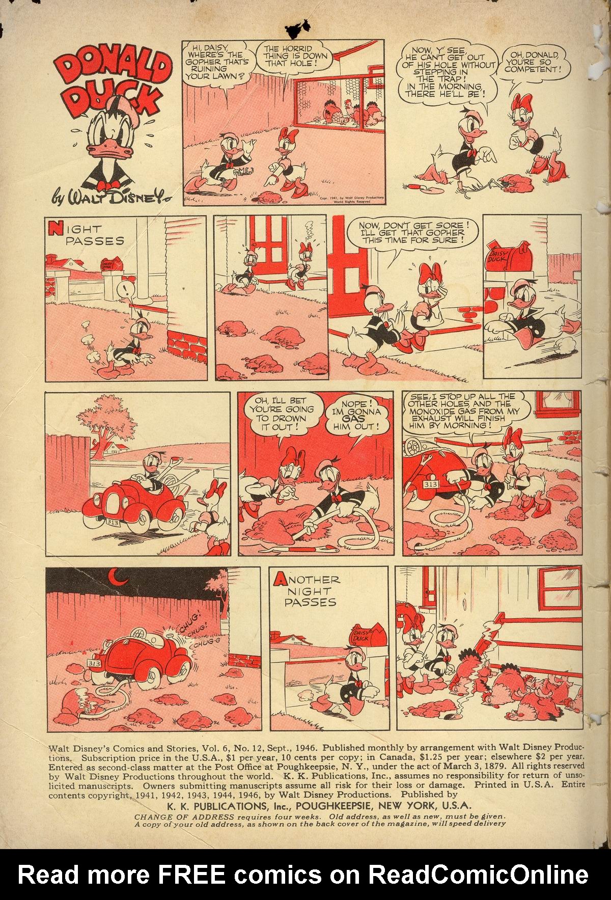 Read online Walt Disney's Comics and Stories comic -  Issue #72 - 2