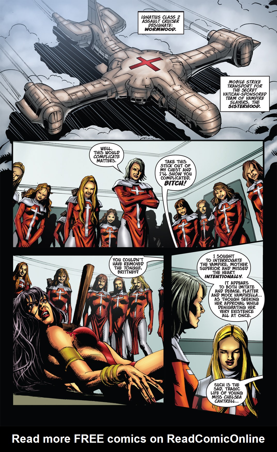 Read online Vampirella and the Scarlet Legion comic -  Issue # TPB - 14