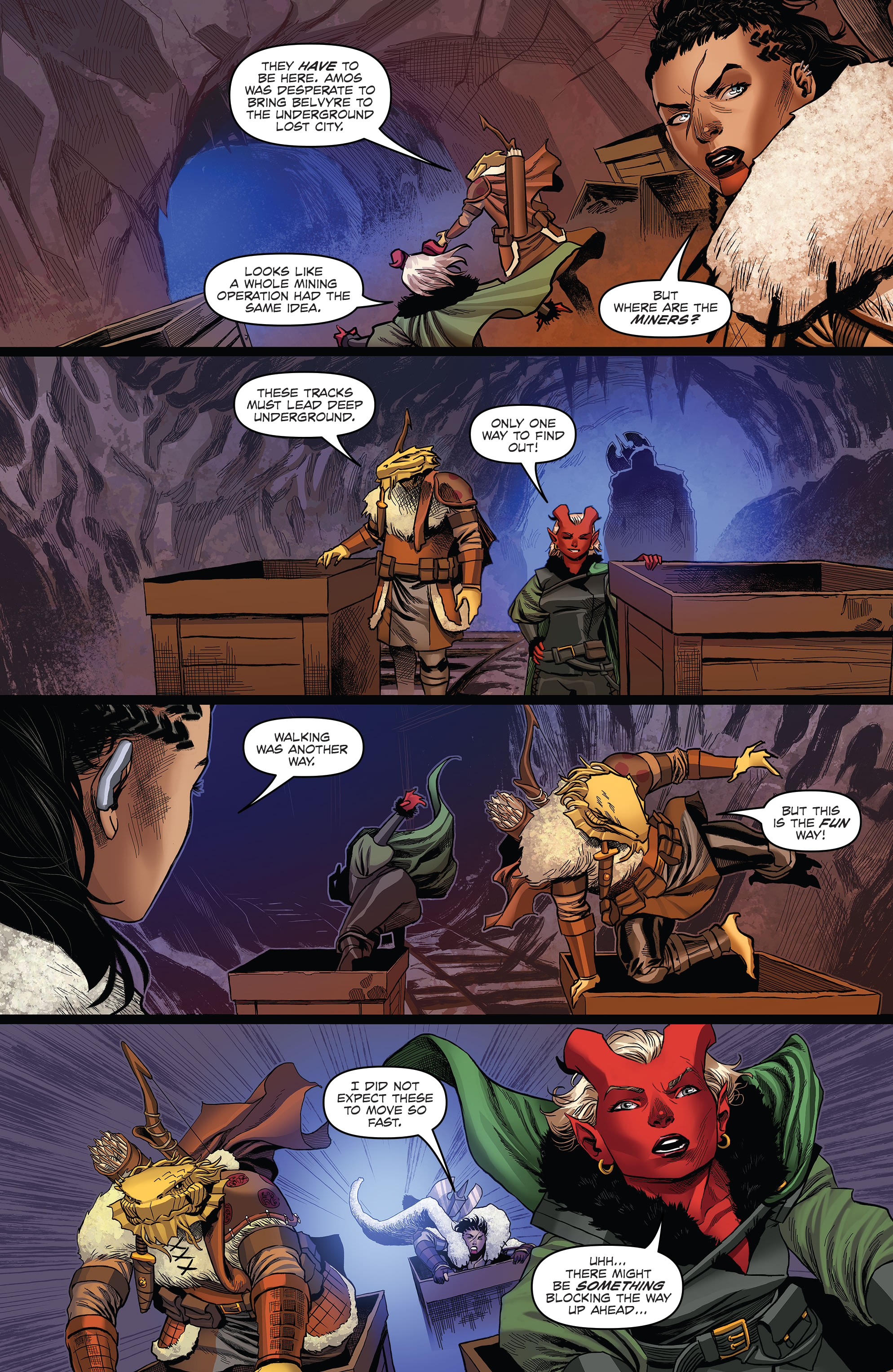 Read online Dungeons & Dragons: At the Spine of the World comic -  Issue #3 - 21