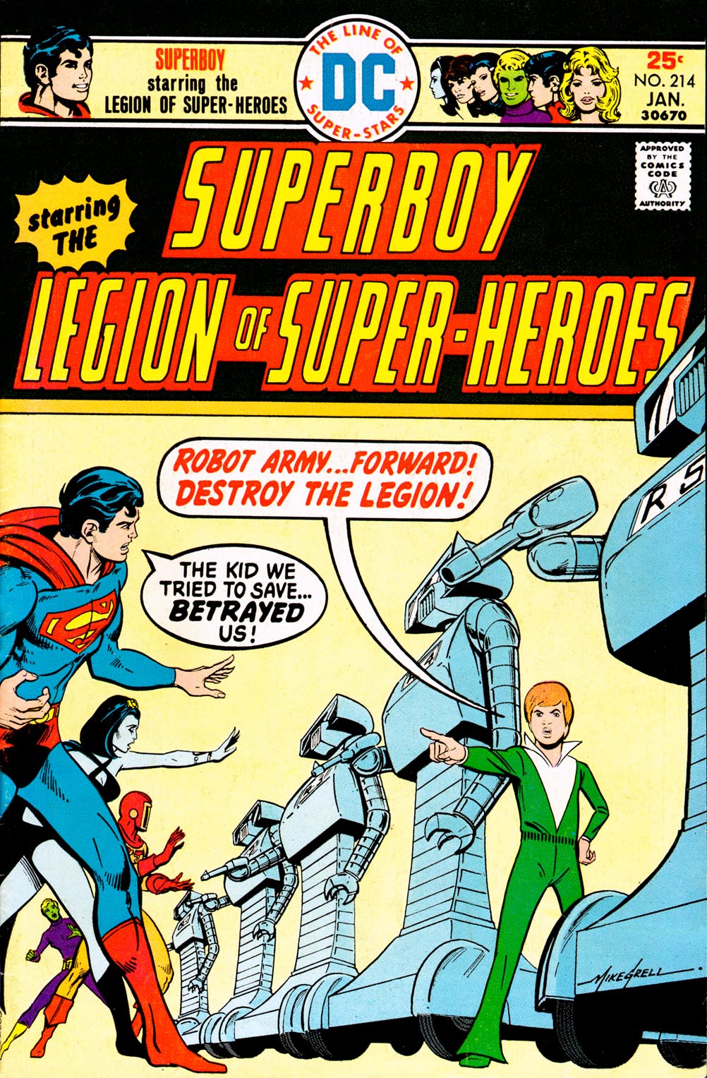Read online Superboy (1949) comic -  Issue #214 - 1