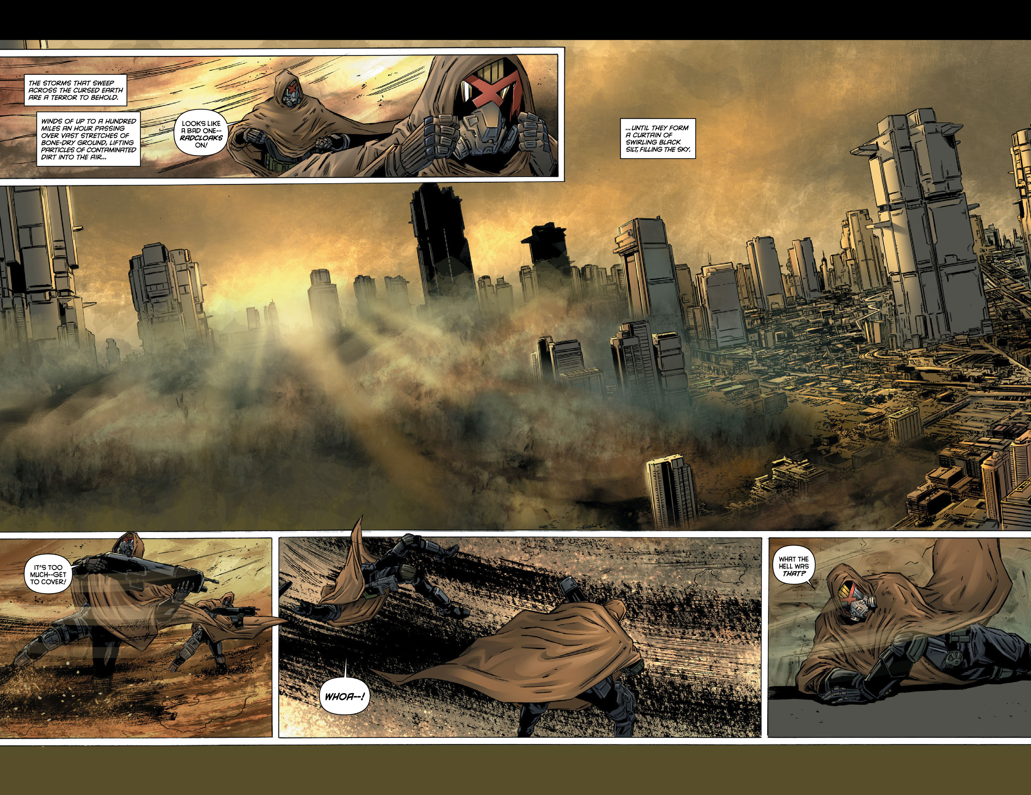 Read online Dredd: Dust comic -  Issue #1 - 4