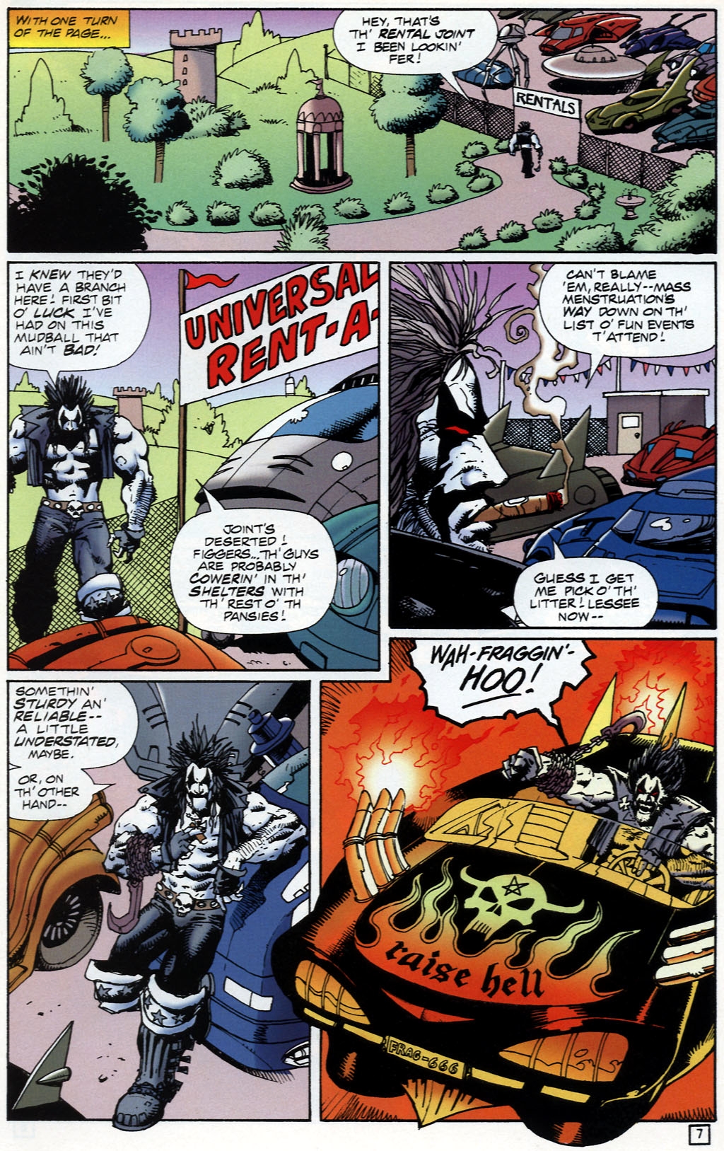 Read online Lobo: Death and Taxes comic -  Issue #3 - 7