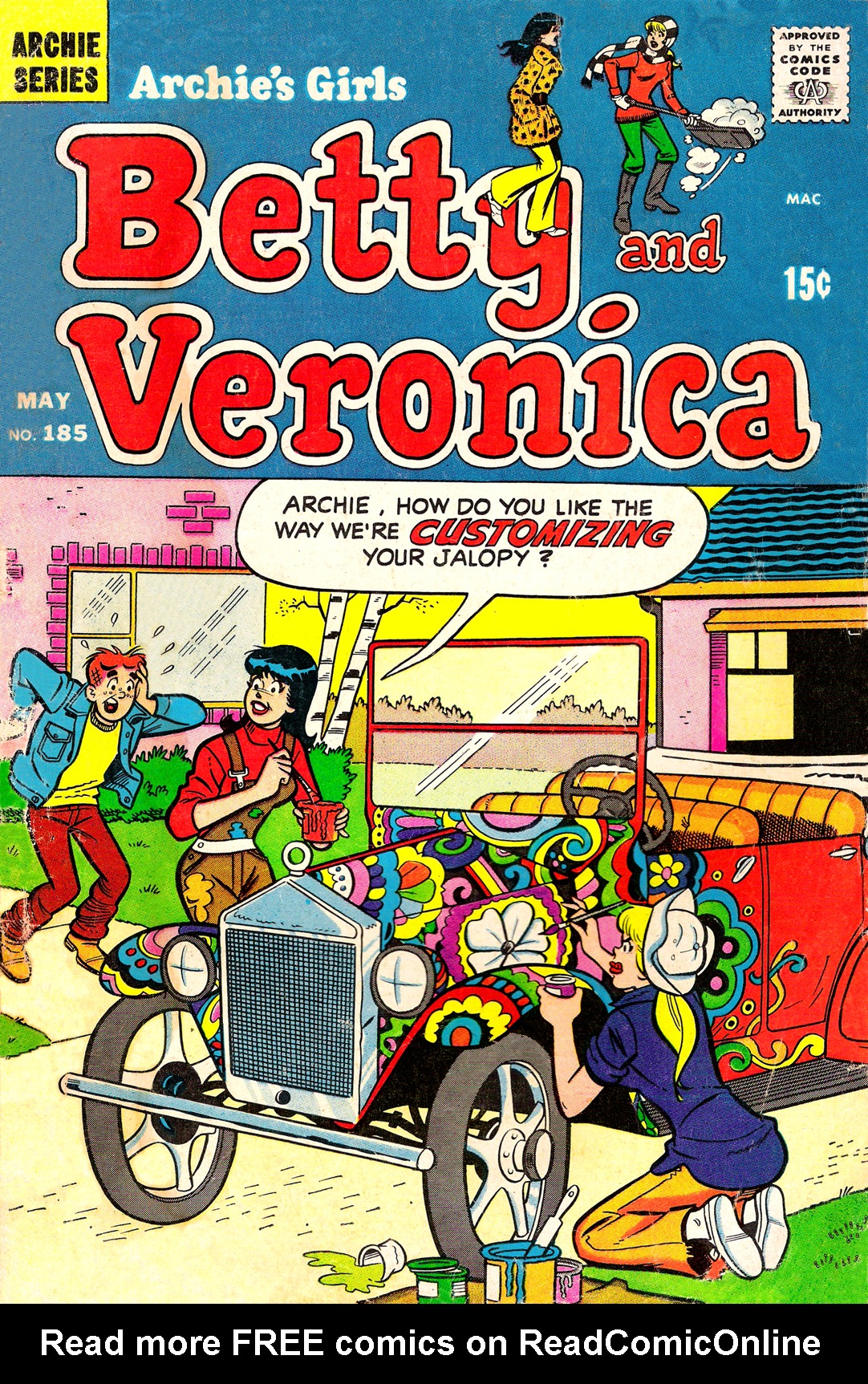 Read online Archie's Girls Betty and Veronica comic -  Issue #185 - 1