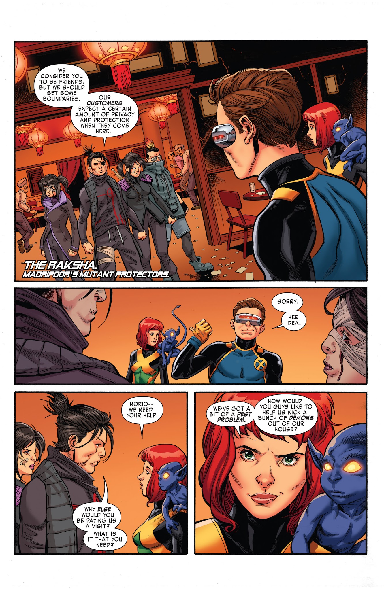 Read online X-Men: Blue comic -  Issue #11 - 17
