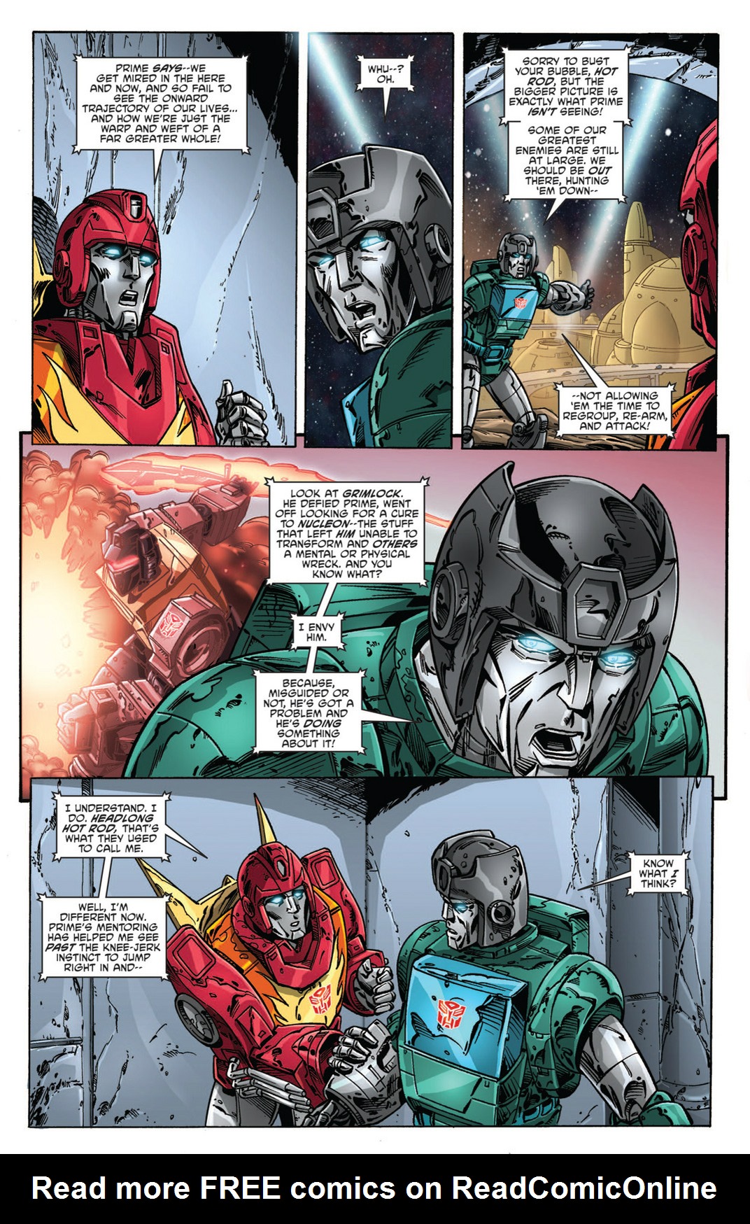 Read online The Transformers: Regeneration One comic -  Issue #81 - 17