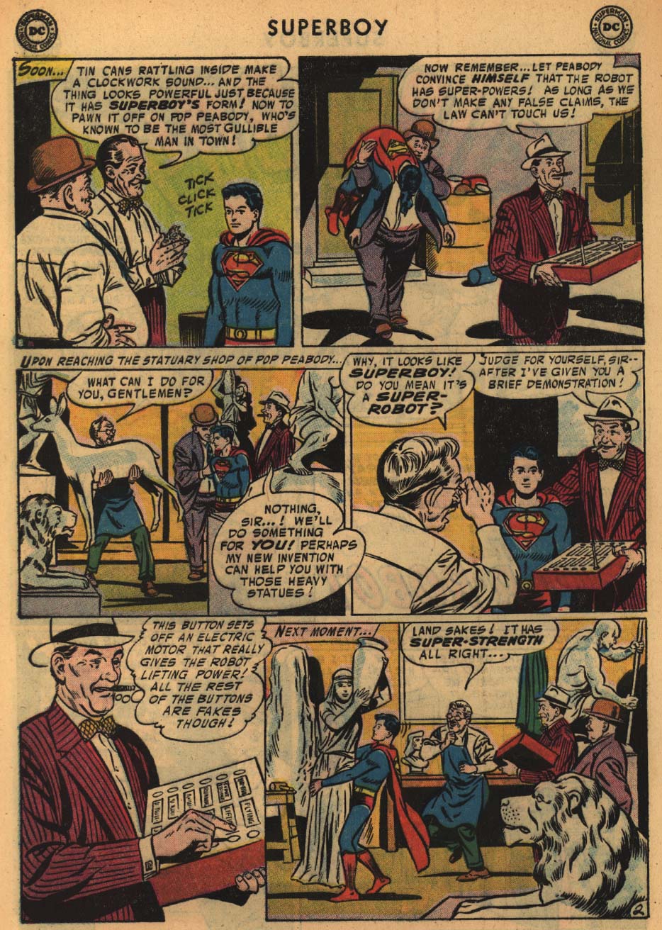 Read online Superboy (1949) comic -  Issue #52 - 21