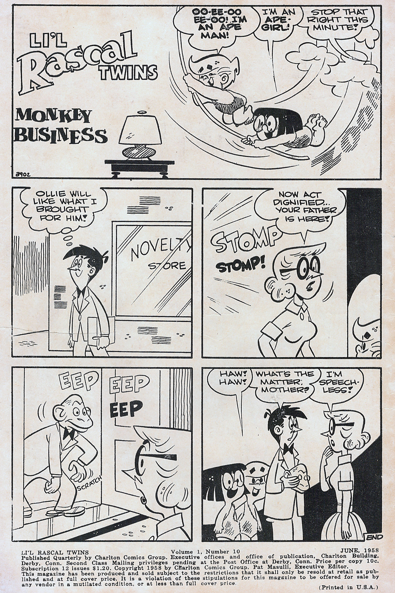 Read online Li'l Rascal Twins comic -  Issue #10 - 2