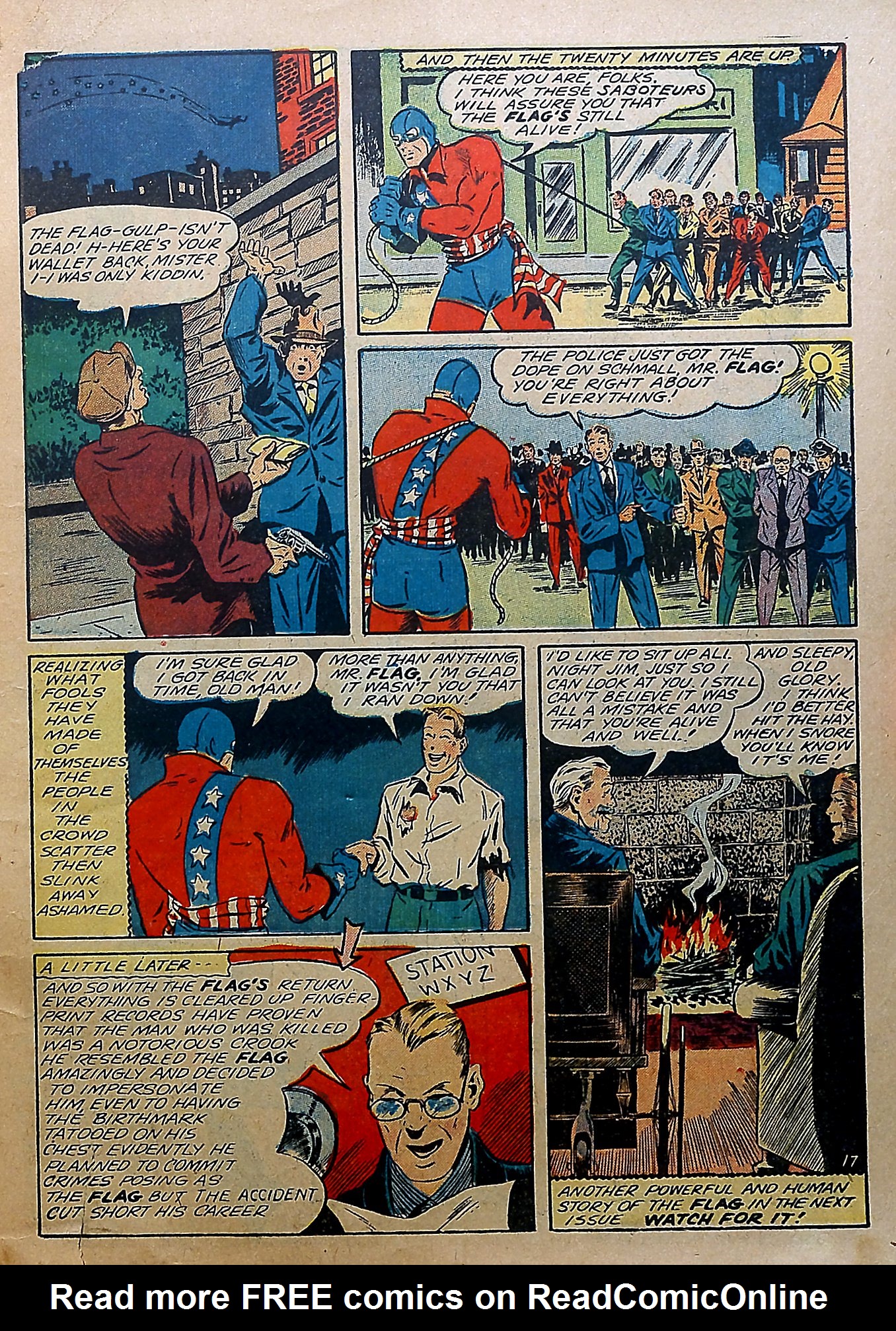 Read online Our Flag Comics comic -  Issue #5 - 14