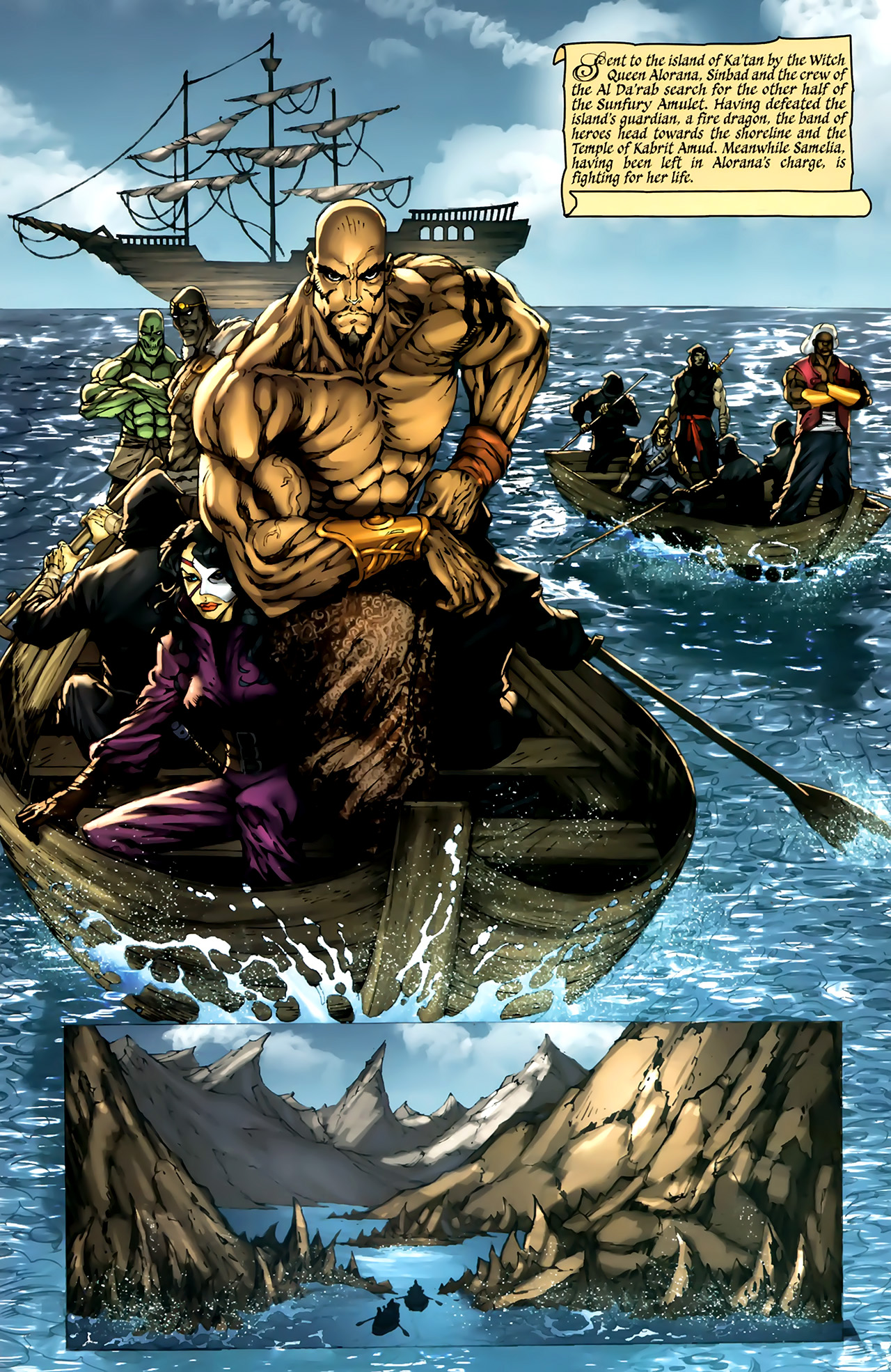 Read online 1001 Arabian Nights: The Adventures of Sinbad comic -  Issue #4 - 5