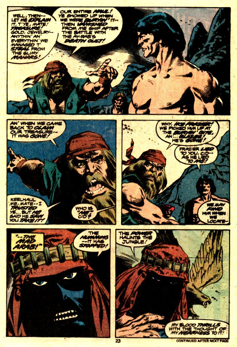 Read online Tarzan (1977) comic -  Issue #21 - 14