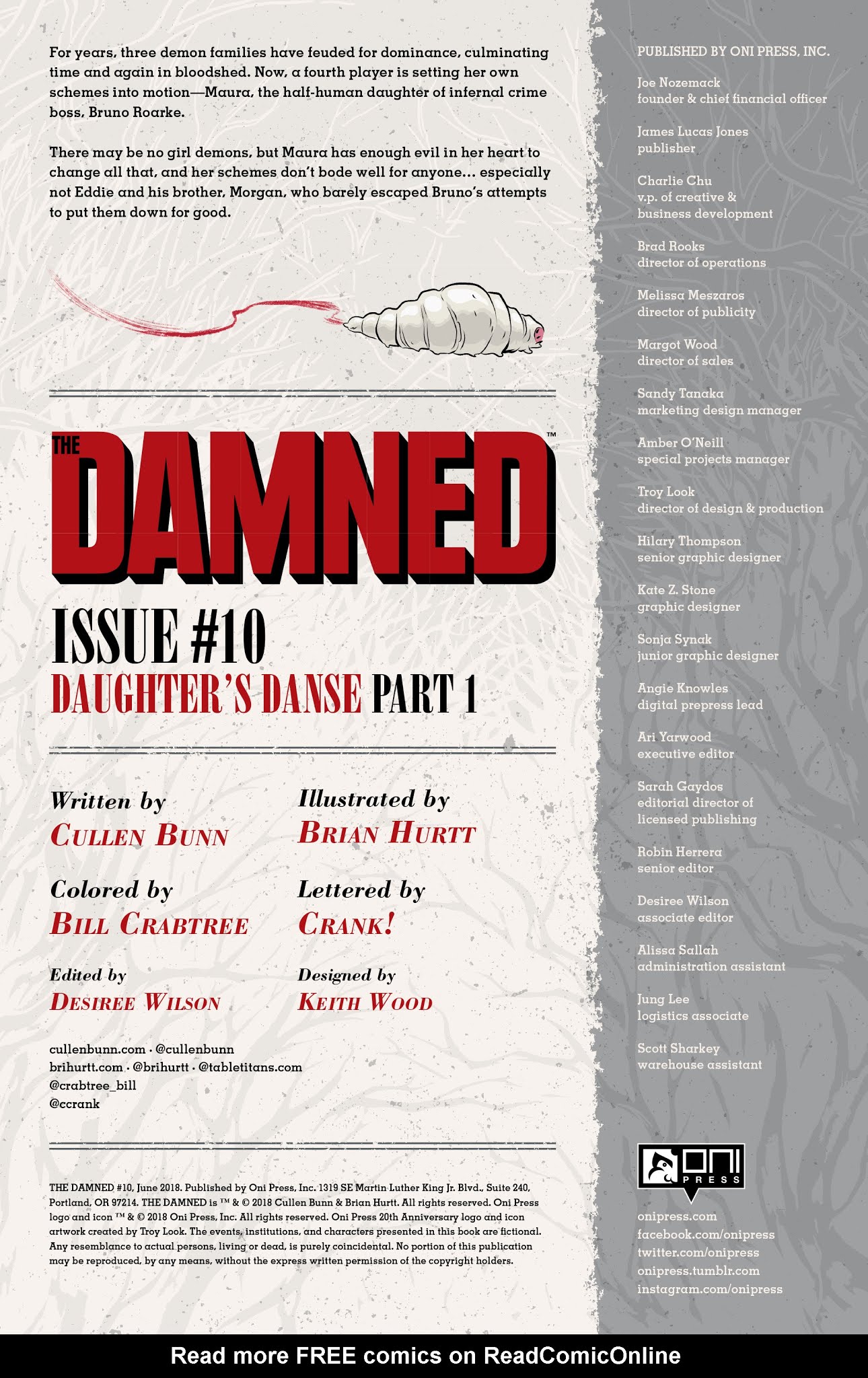 Read online The Damned comic -  Issue #10 - 2