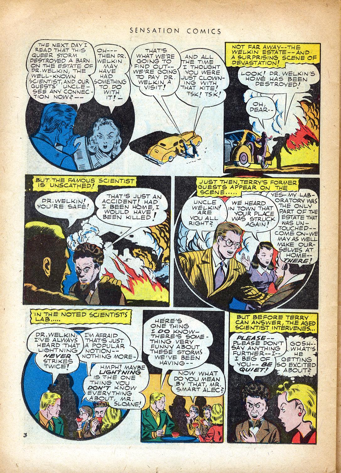 Read online Sensation (Mystery) Comics comic -  Issue #37 - 36