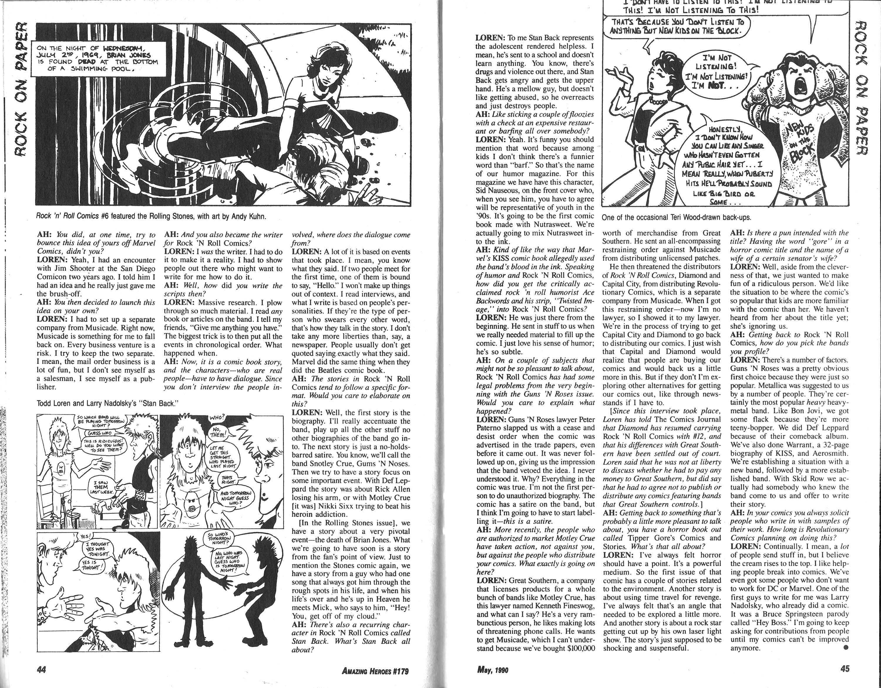 Read online Amazing Heroes comic -  Issue #179 - 23