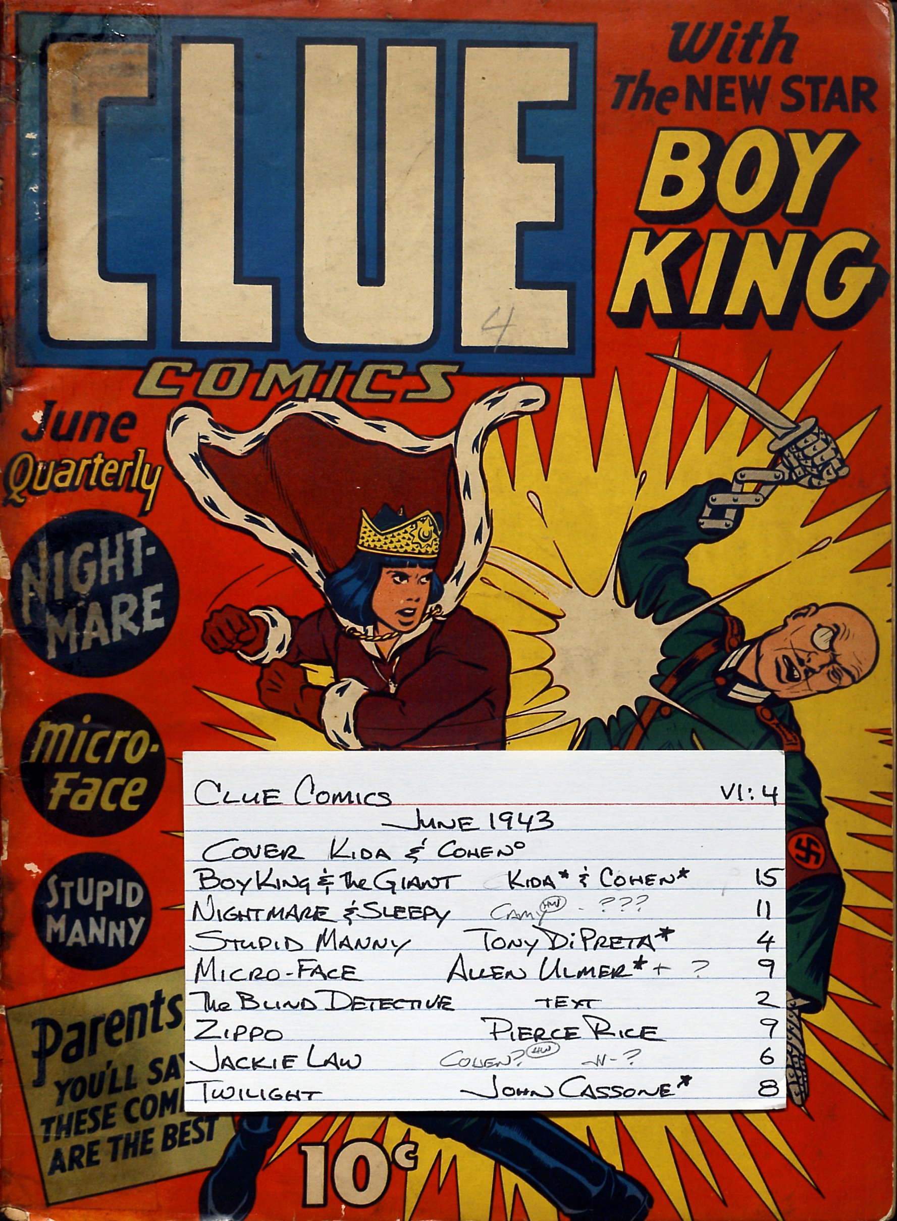 Read online Clue Comics comic -  Issue #4 - 69