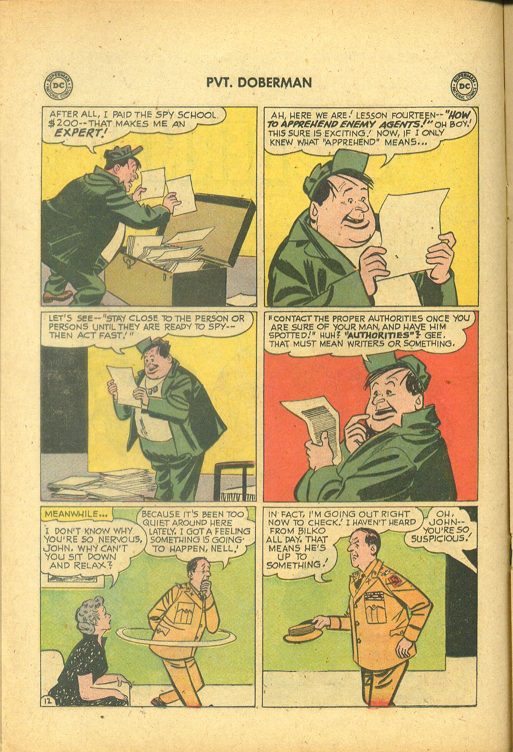 Read online Sgt. Bilko's Pvt. Doberman comic -  Issue #1 - 16