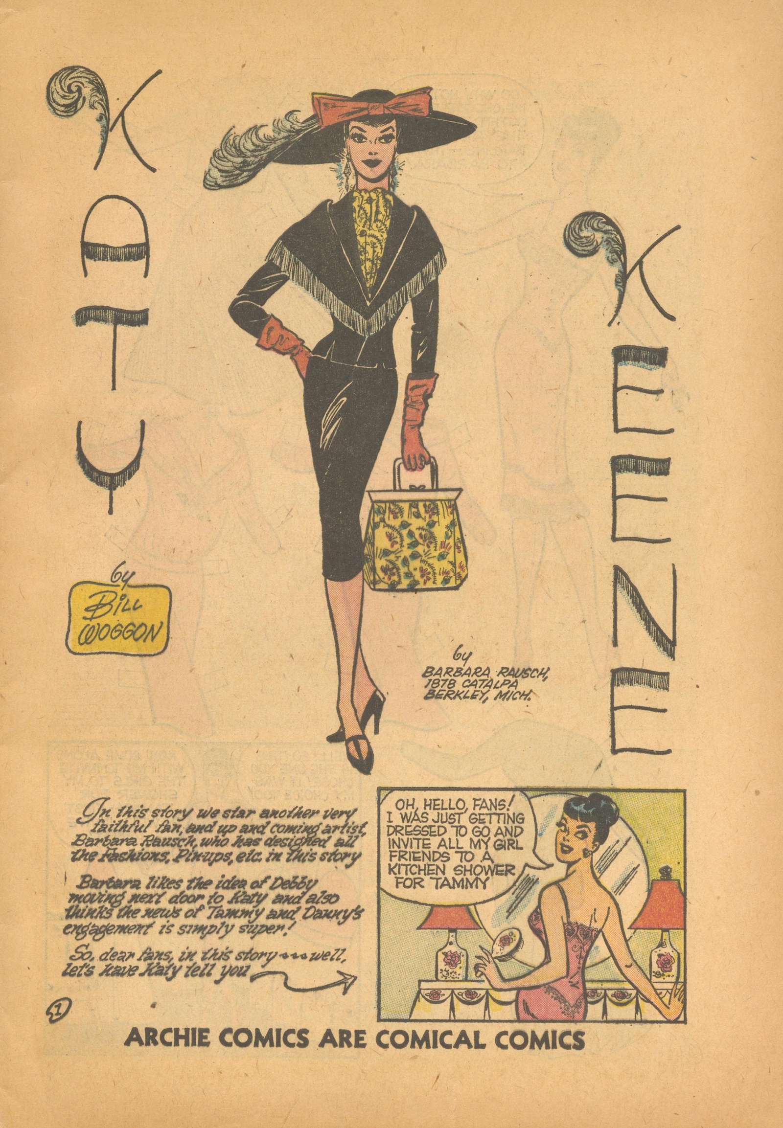 Read online Katy Keene Fashion Book comic -  Issue #23 - 3