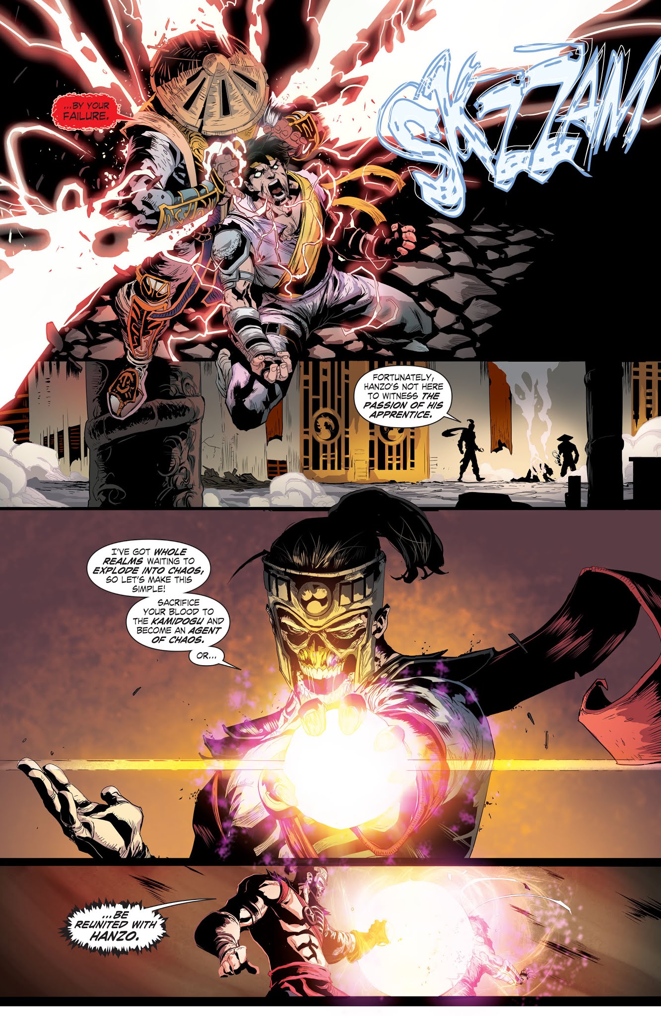 Read online Mortal Kombat X [I] comic -  Issue # _TPB 3 - 76