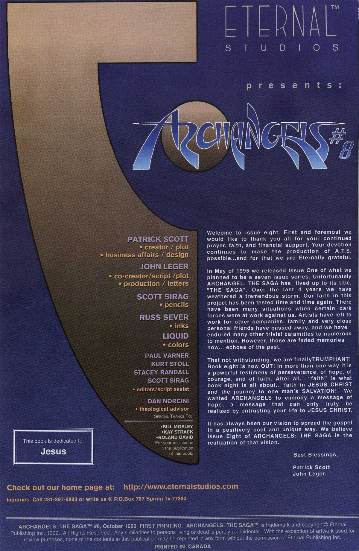 Read online ArchAngels: The Saga comic -  Issue #8 - 2