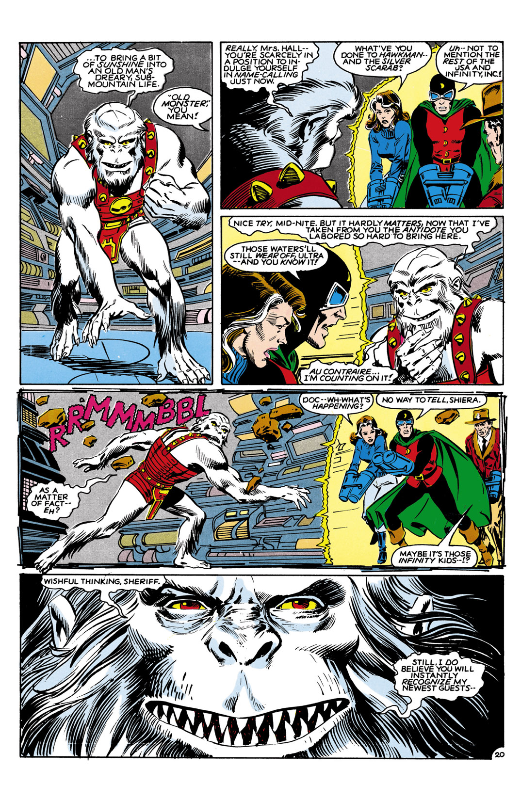 Read online Infinity Inc. (1984) comic -  Issue #9 - 20