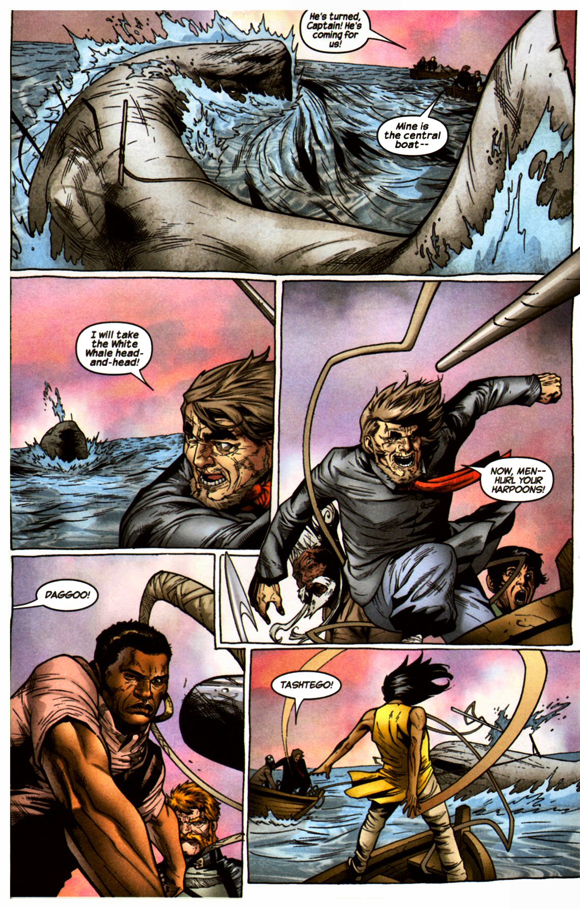 Read online Marvel Illustrated: Moby Dick comic -  Issue # TPB - 110