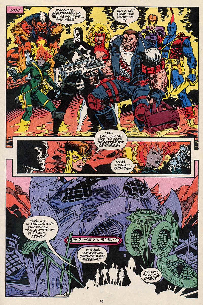 Read online Guardians of the Galaxy (1990) comic -  Issue #54 - 14