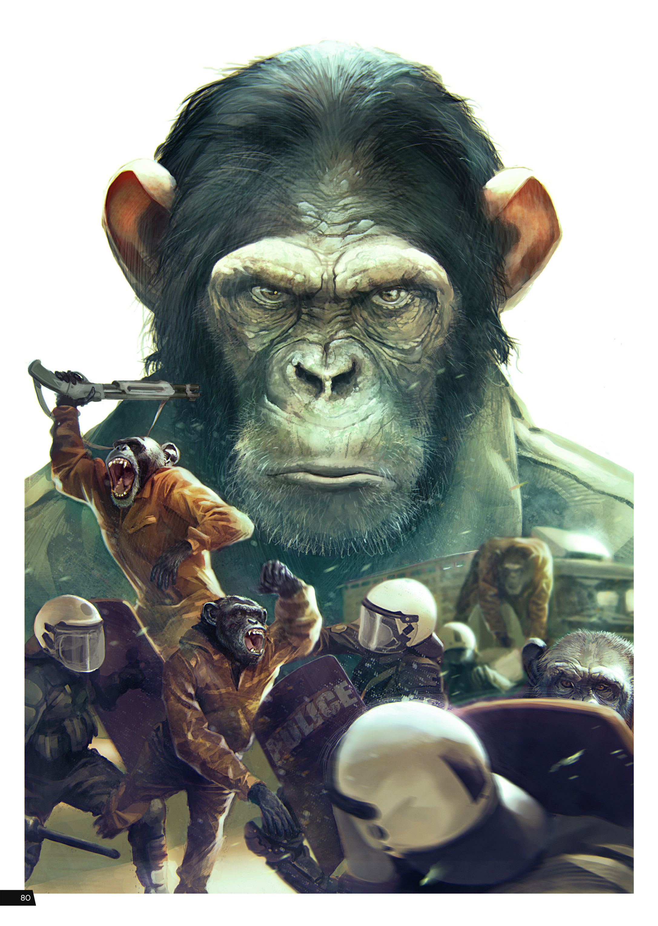 Read online Planet of the Apes Artist Tribute comic -  Issue # TPB - 80