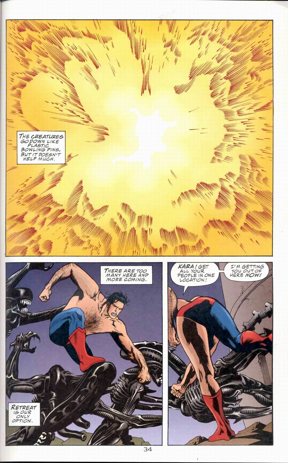 Read online Superman vs. Aliens comic -  Issue #2 - 37