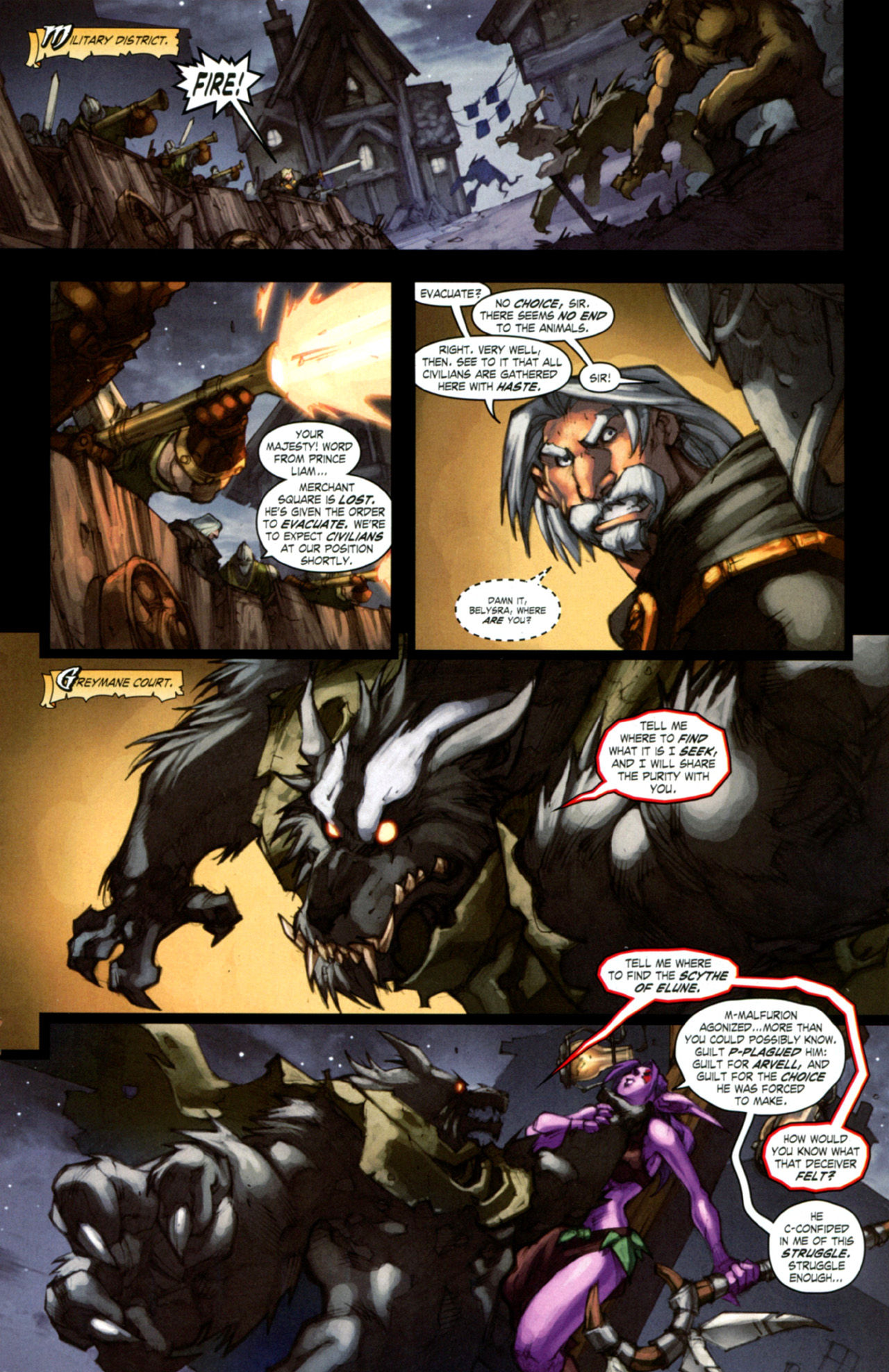Read online World of Warcraft: Curse of the Worgen comic -  Issue #4 - 13