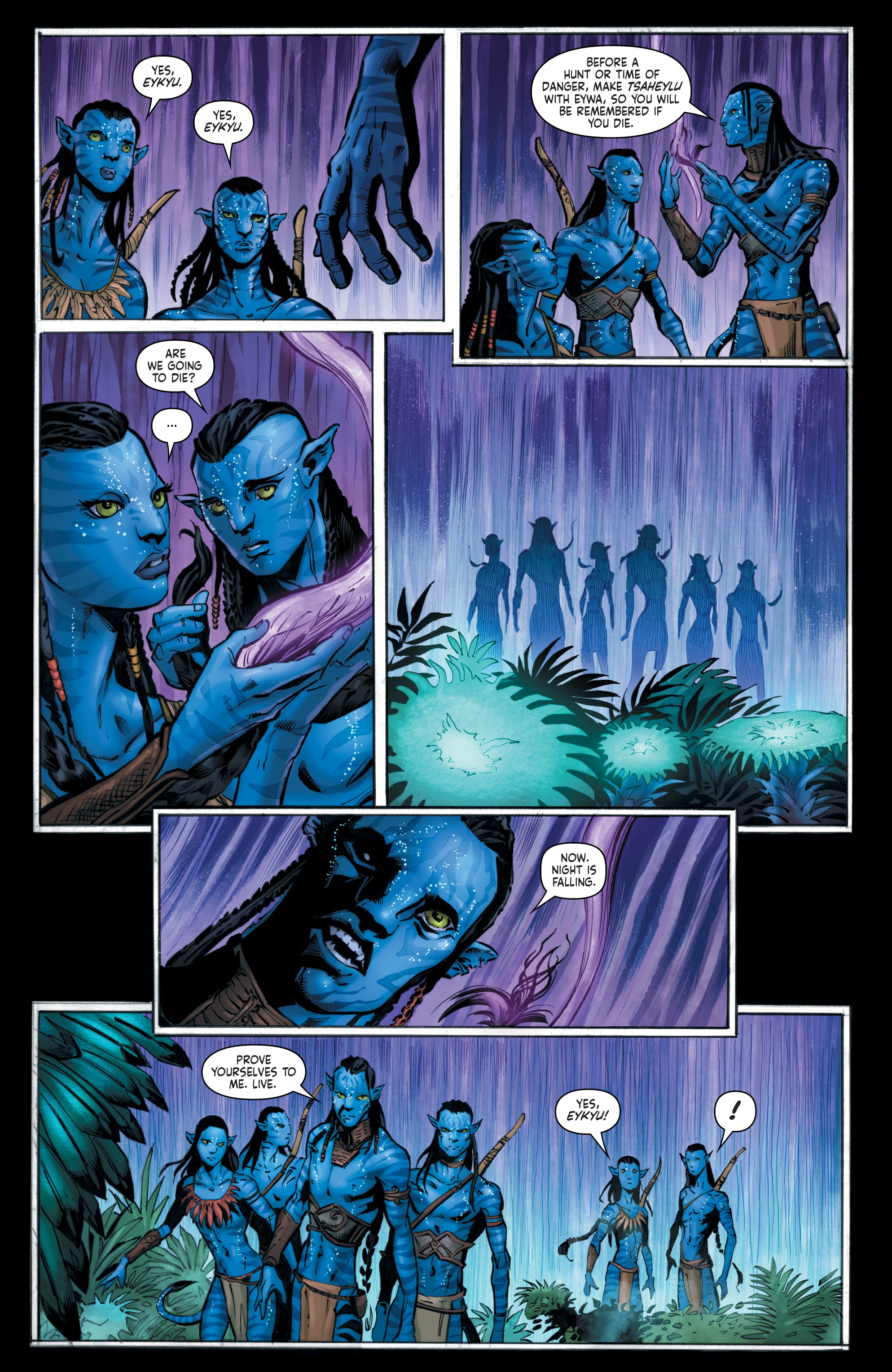 Read online Avatar: Tsu'tey's Path comic -  Issue #1 - 7