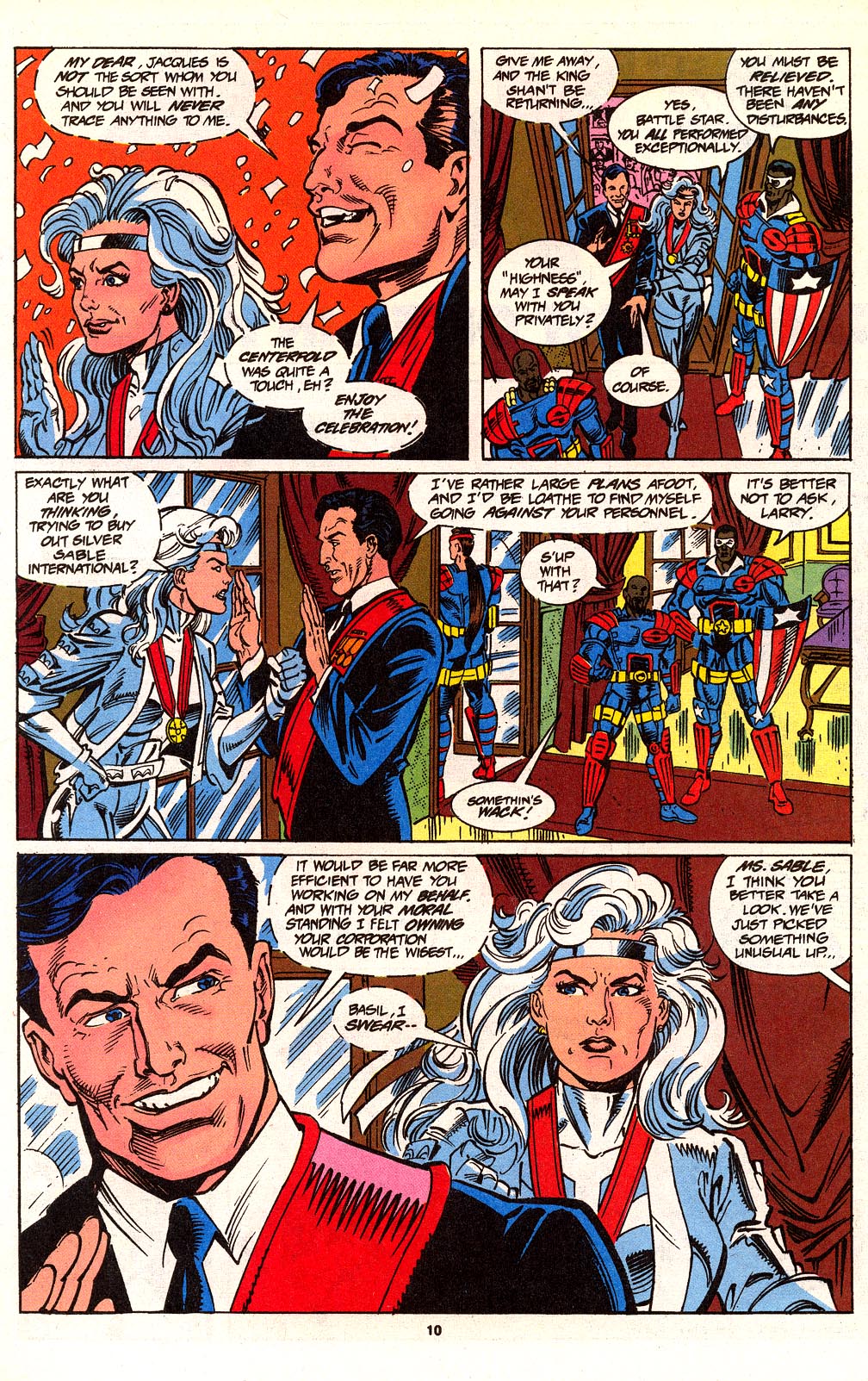 Read online Silver Sable and the Wild Pack comic -  Issue #24 - 8