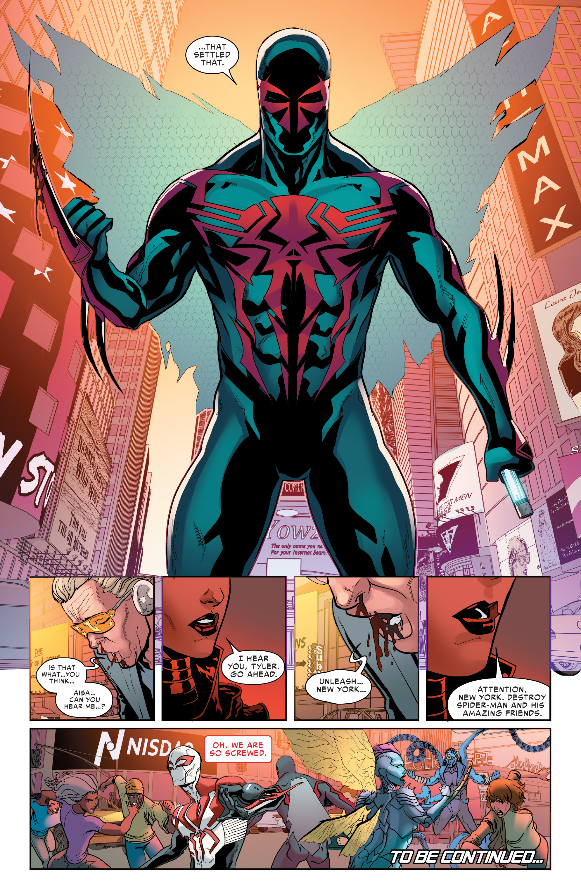 Read online Spider-Man 2099 (2015) comic -  Issue #23 - 22