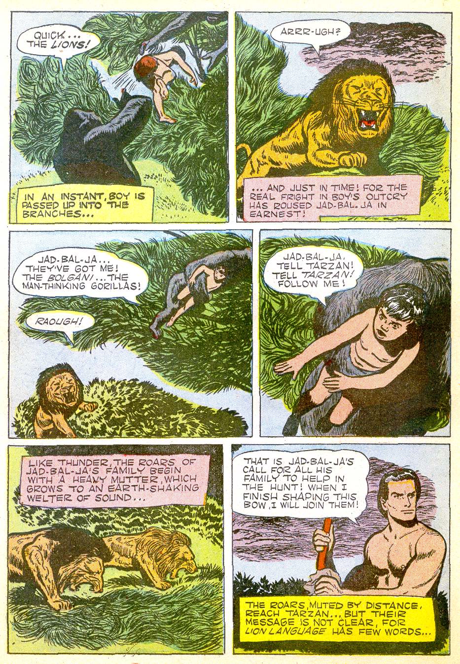 Read online Tarzan (1948) comic -  Issue #52 - 22