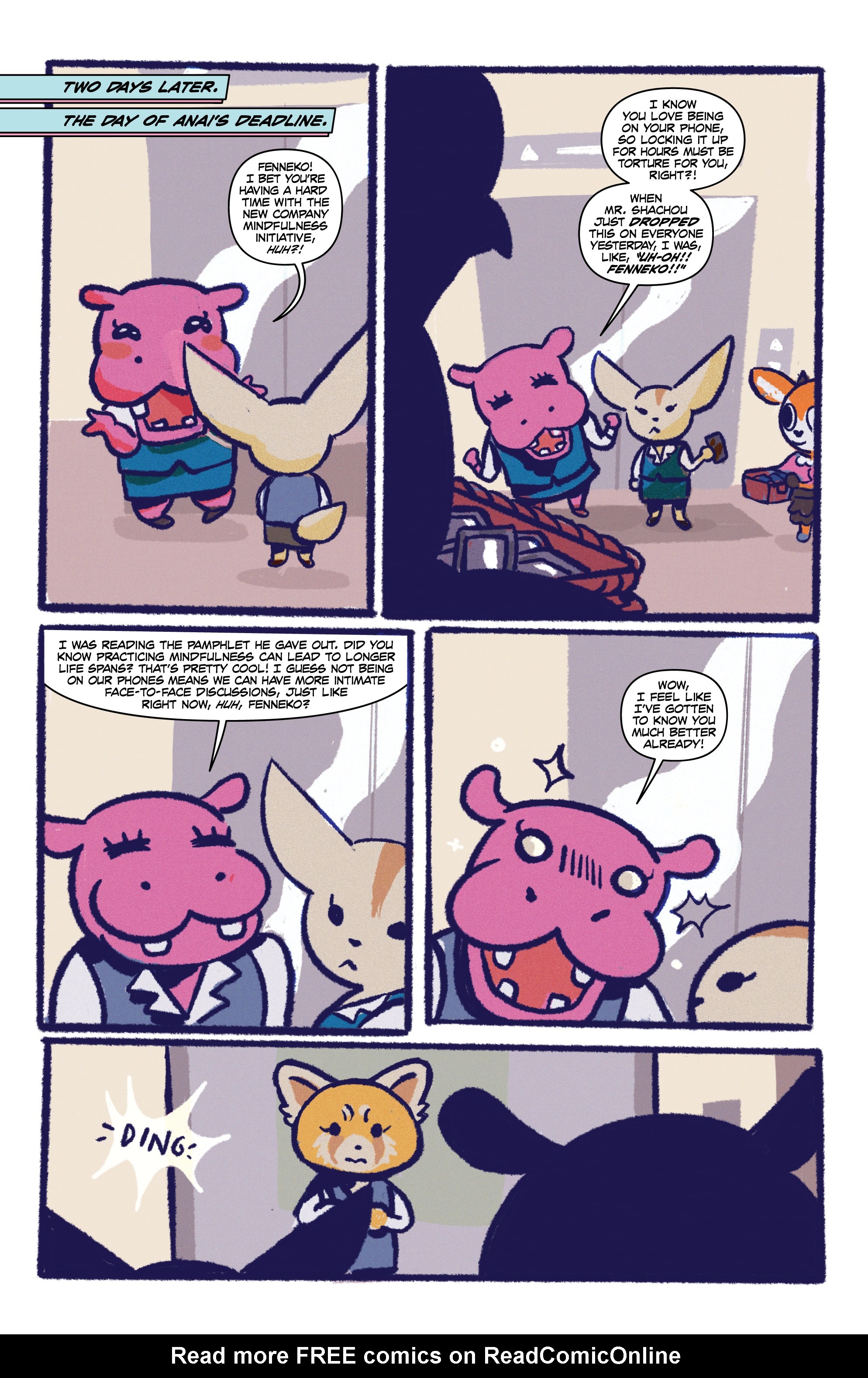 Read online Aggretsuko Meet Her Friends comic -  Issue #2 - 12