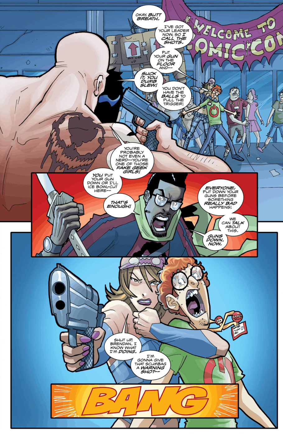 Read online Fanboys vs. Zombies comic -  Issue #7 - 18