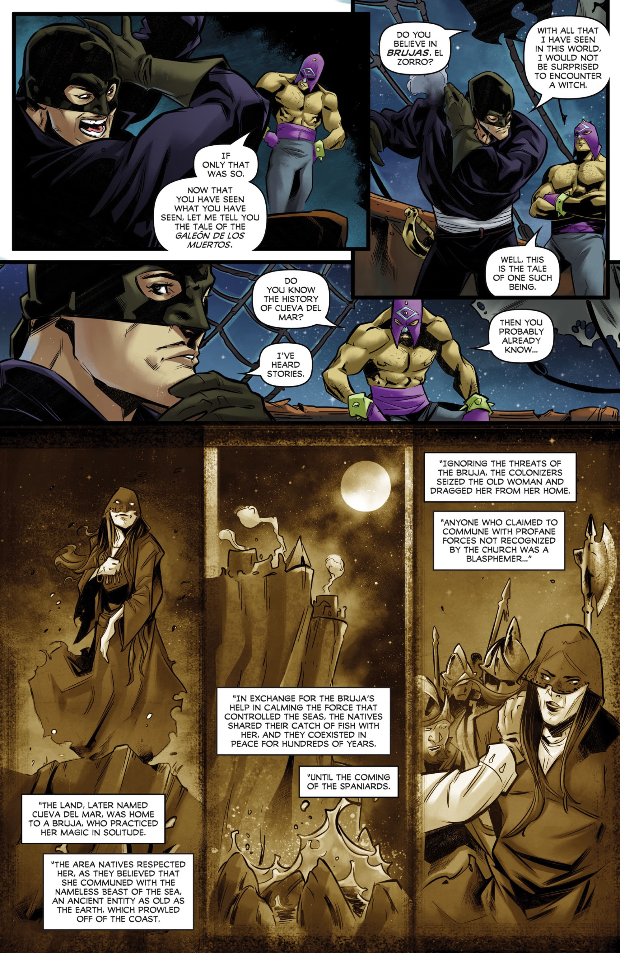 Read online Zorro: Galleon Of the Dead comic -  Issue #3 - 11
