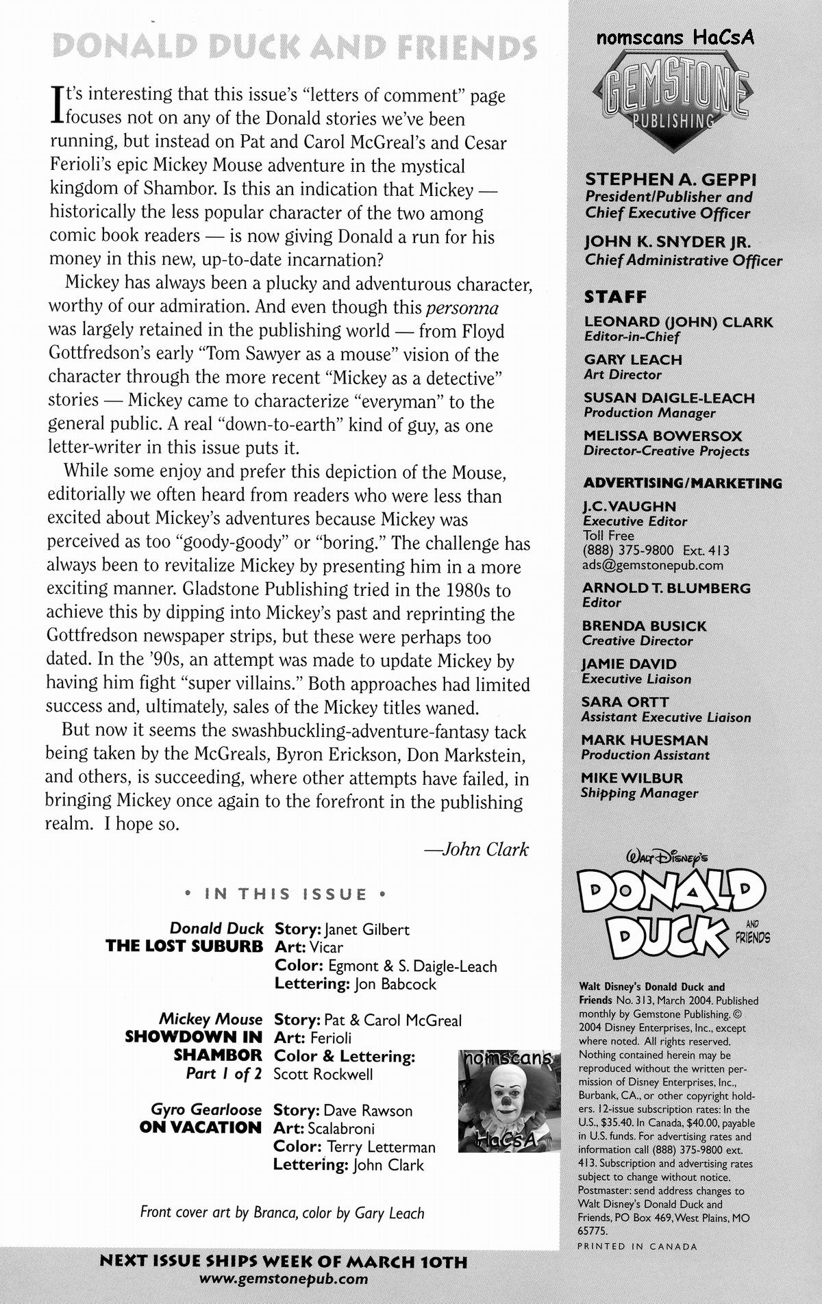 Read online Walt Disney's Donald Duck and Friends comic -  Issue #313 - 2