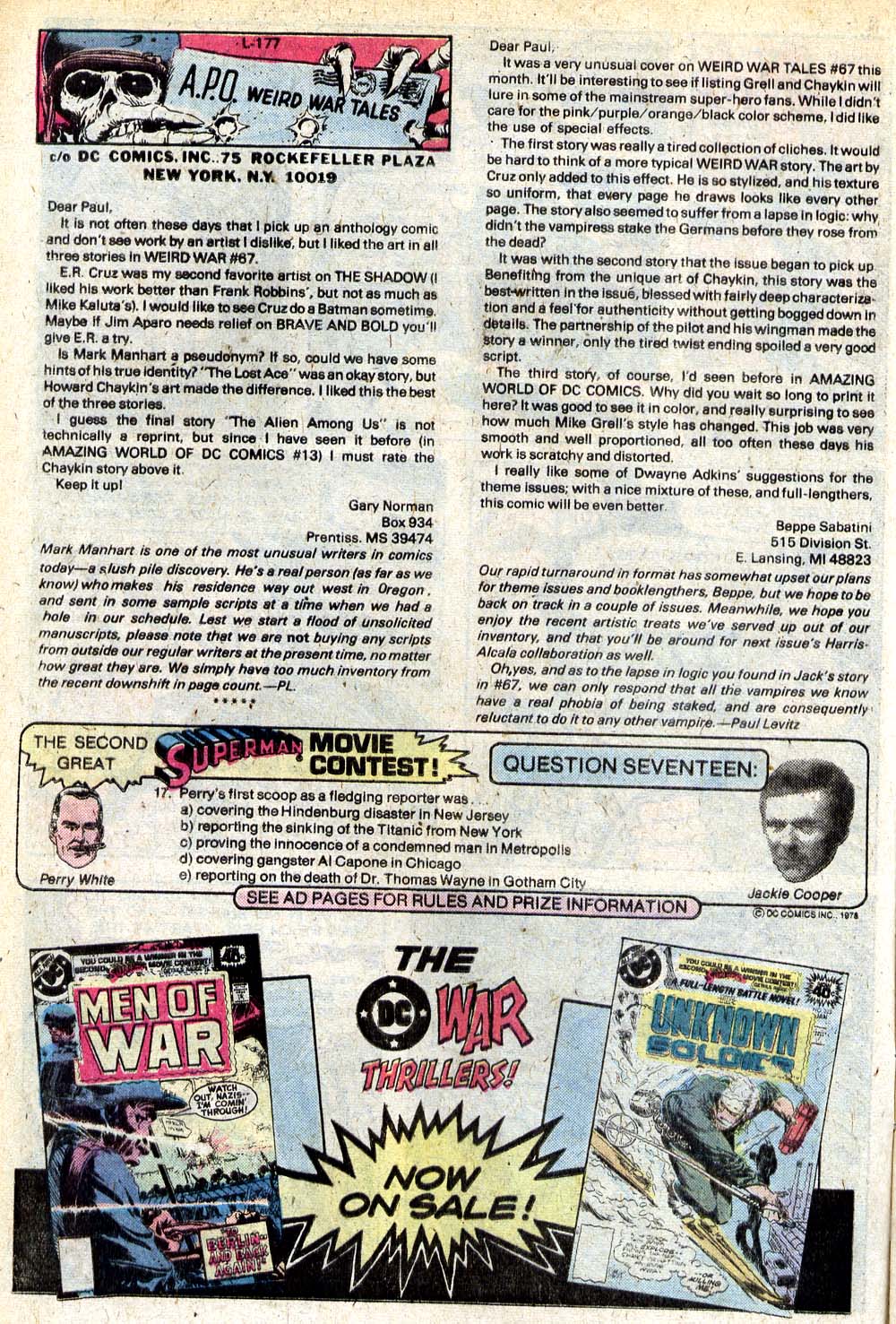 Read online Weird War Tales (1971) comic -  Issue #72 - 12