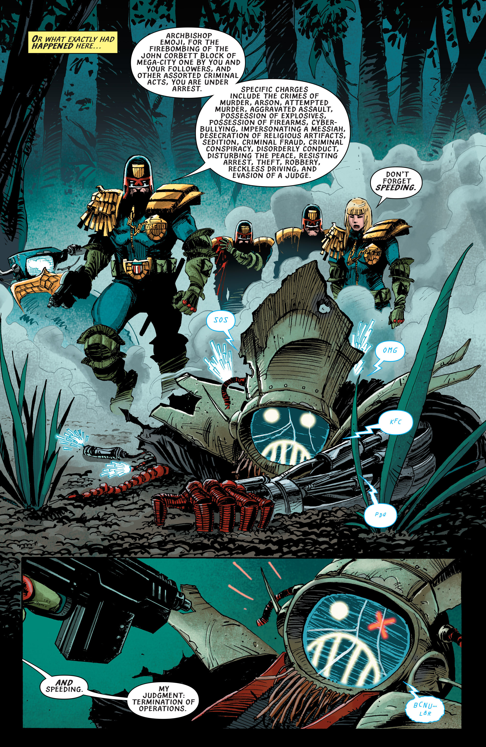 Read online Predator Vs. Judge Dredd Vs. Aliens comic -  Issue #2 - 11