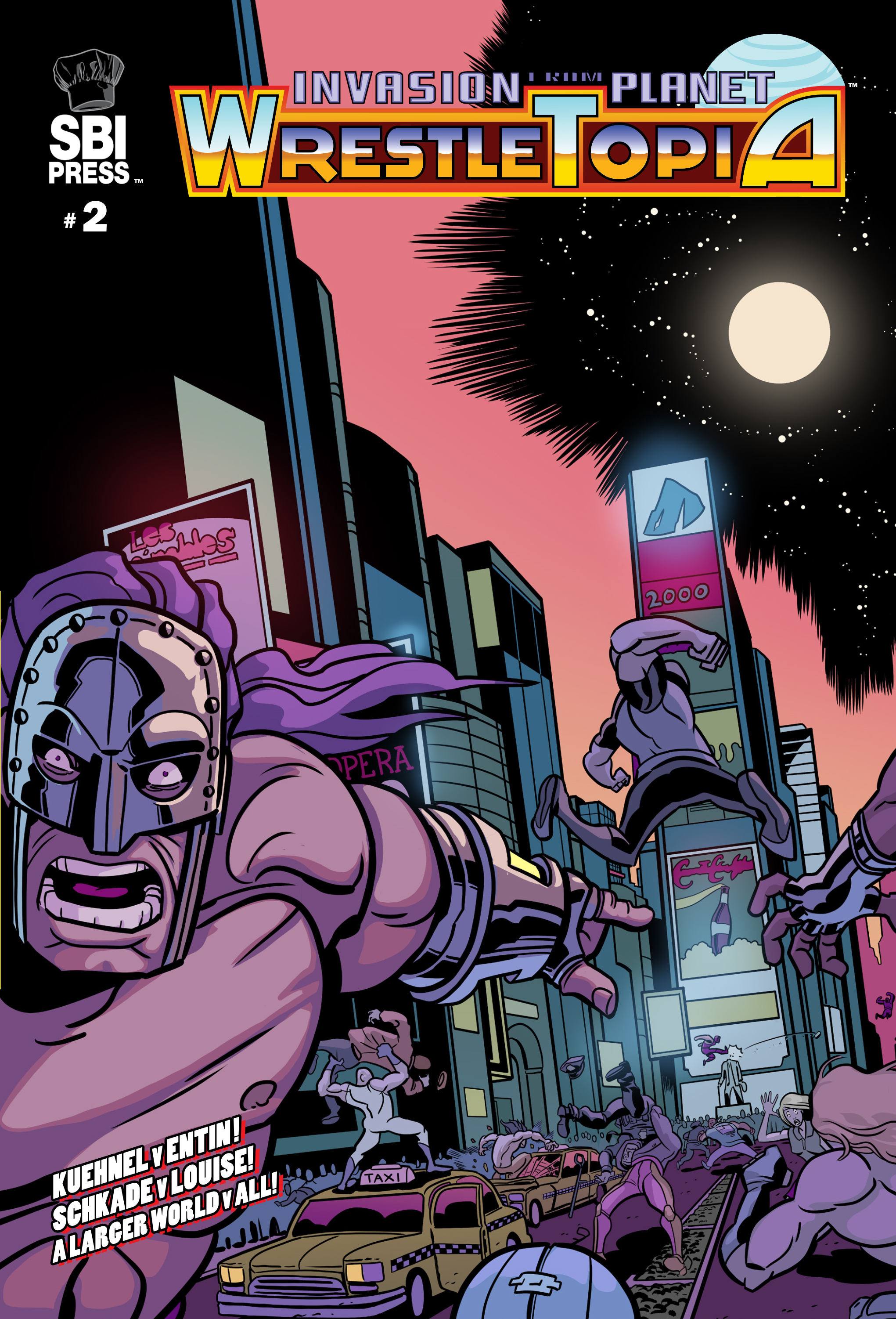 Read online Invasion from Planet Wrestletopia comic -  Issue #2 - 1