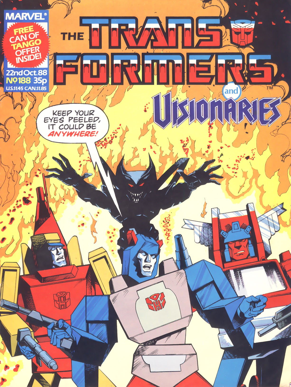 Read online The Transformers (UK) comic -  Issue #188 - 1